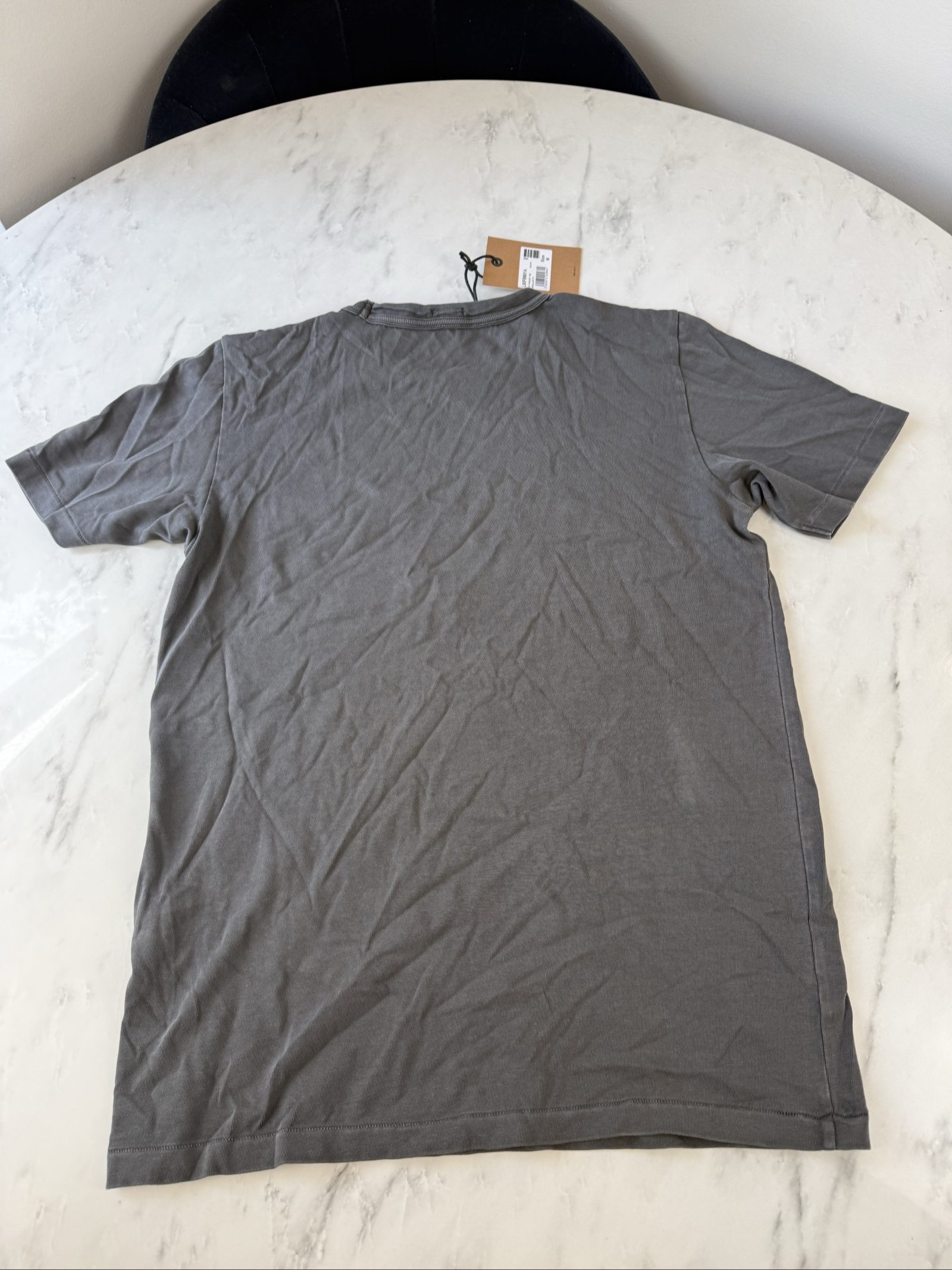 Lee 101 Black Pocket Tee Medium Regular Fit Organic Cotton image 6