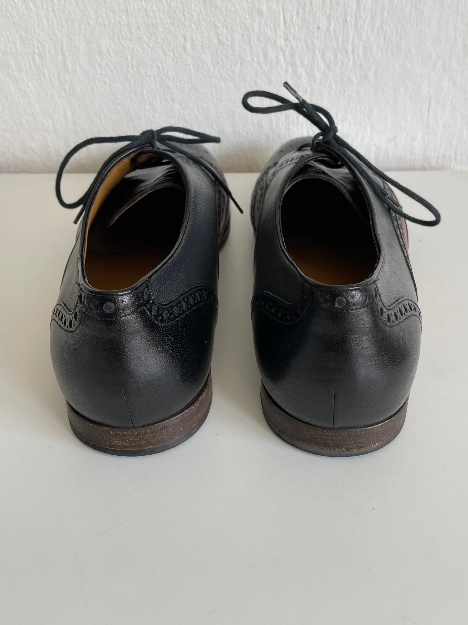 Gucci 202729 Two-Tone Leather Brogue Derby 45 E image 5