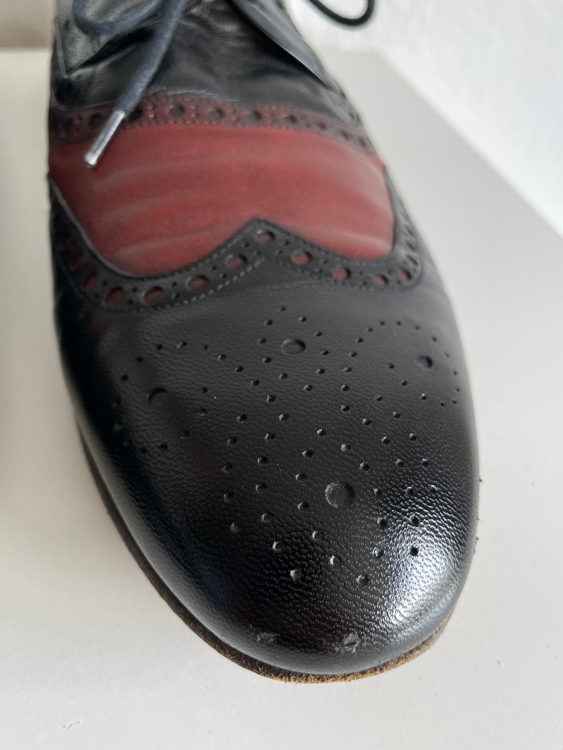 Gucci 202729 Two-Tone Leather Brogue Derby 45 E image 10