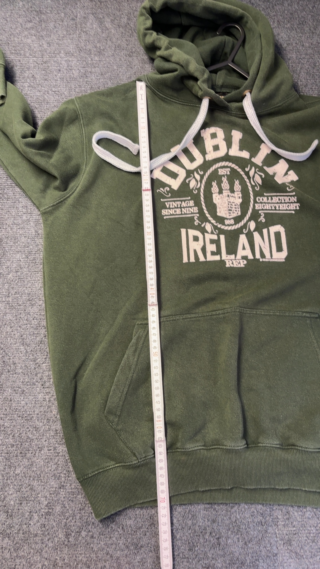 Irish Connexxion Green Dublin Ireland Hoodie XL Cotton & Polyester very good condition image 5