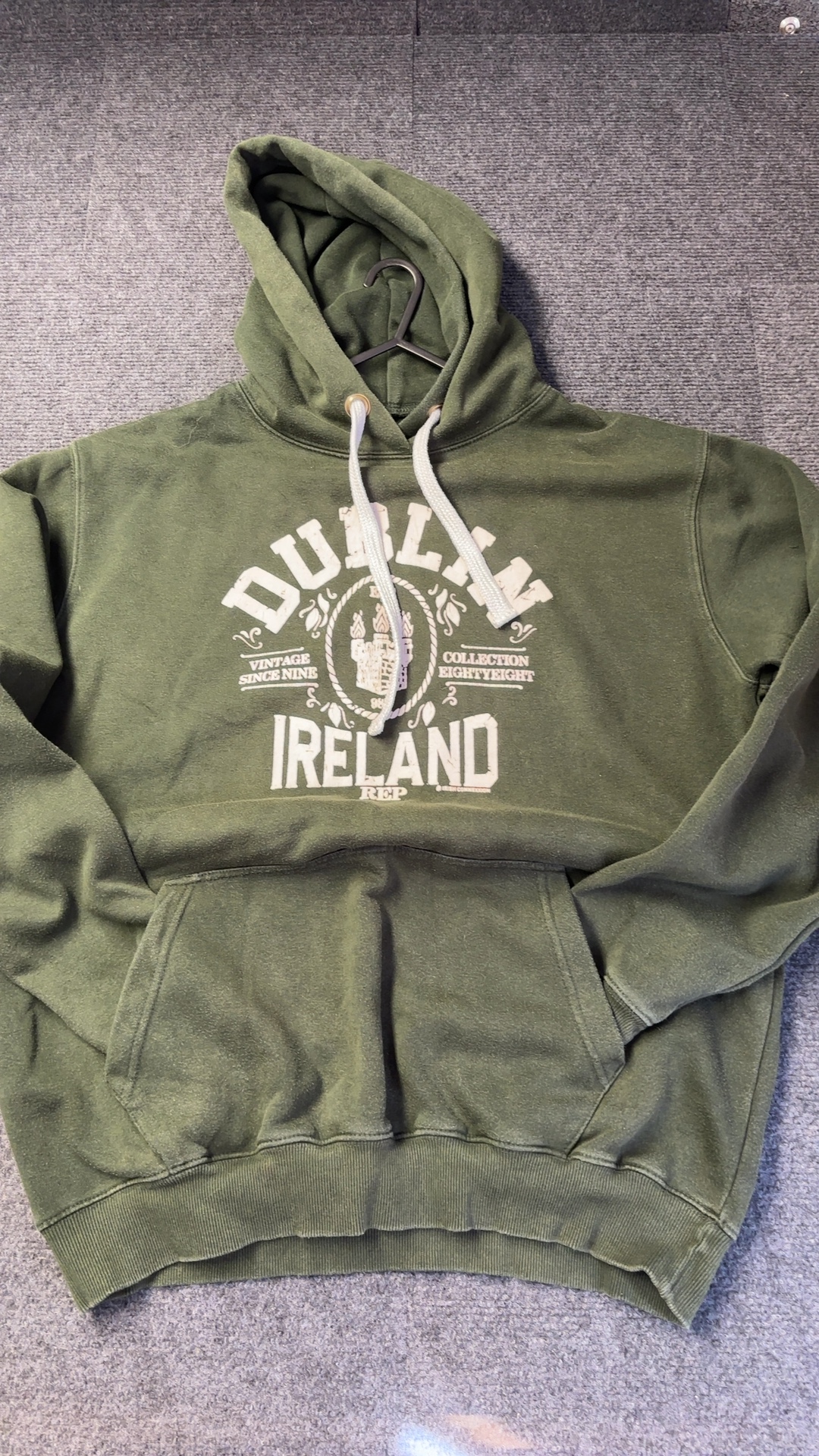 Irish Connexxion Green Dublin Ireland Hoodie XL Cotton & Polyester very good condition image 2
