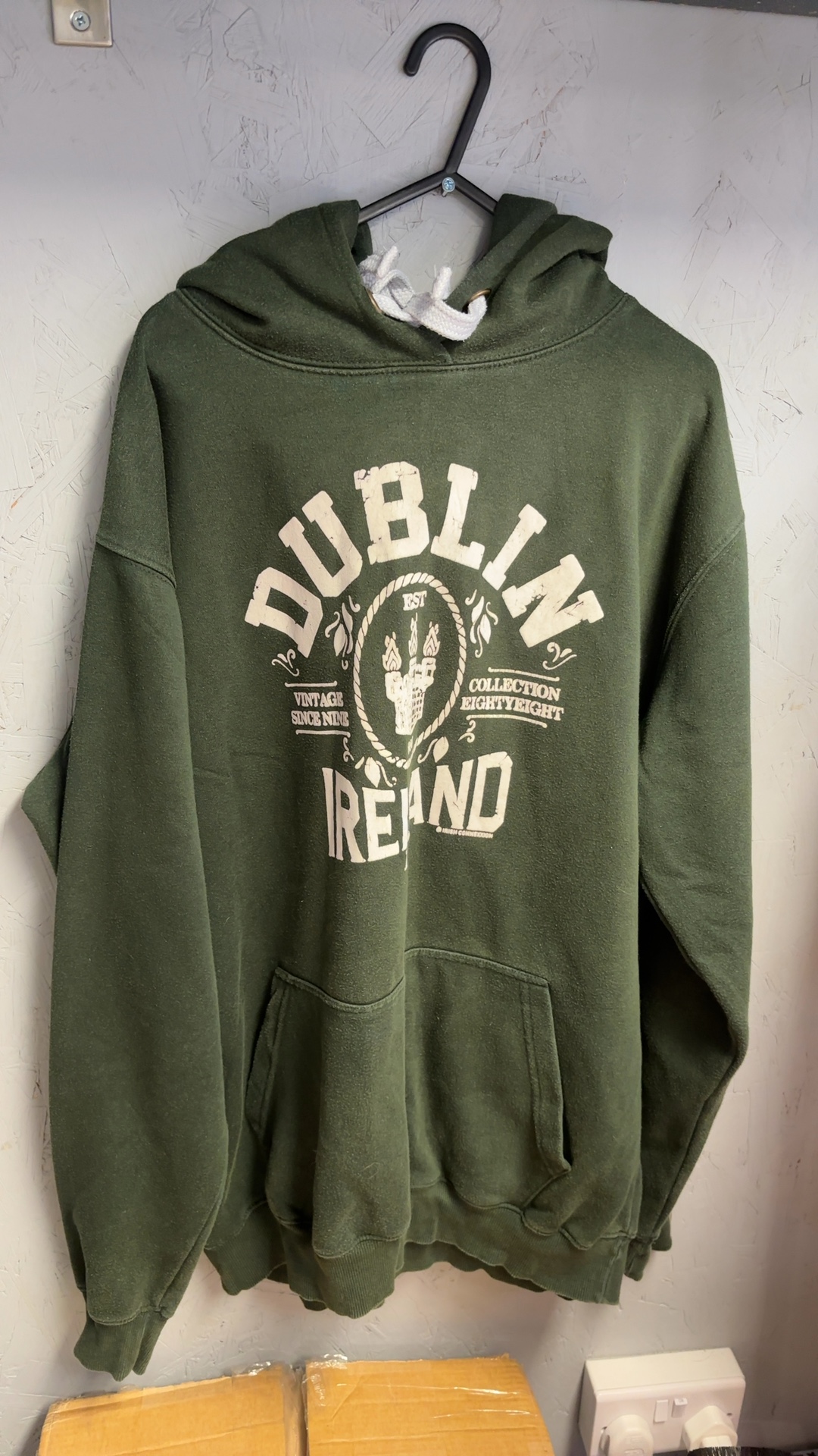 Irish Connexxion Green Dublin Ireland Hoodie XL Cotton & Polyester very good condition