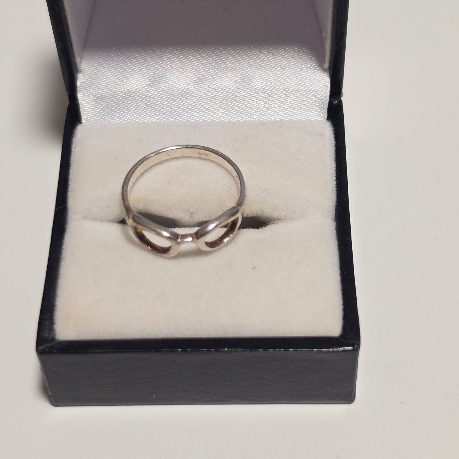 925 Sterling Silver Sunglasses Shaped Ring .b6 image 3