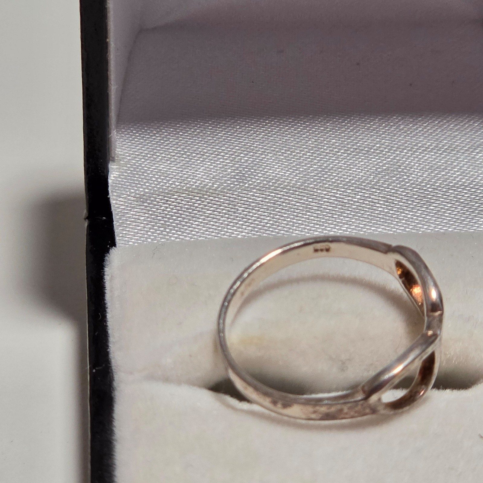 925 Sterling Silver Sunglasses Shaped Ring .b6 image 4