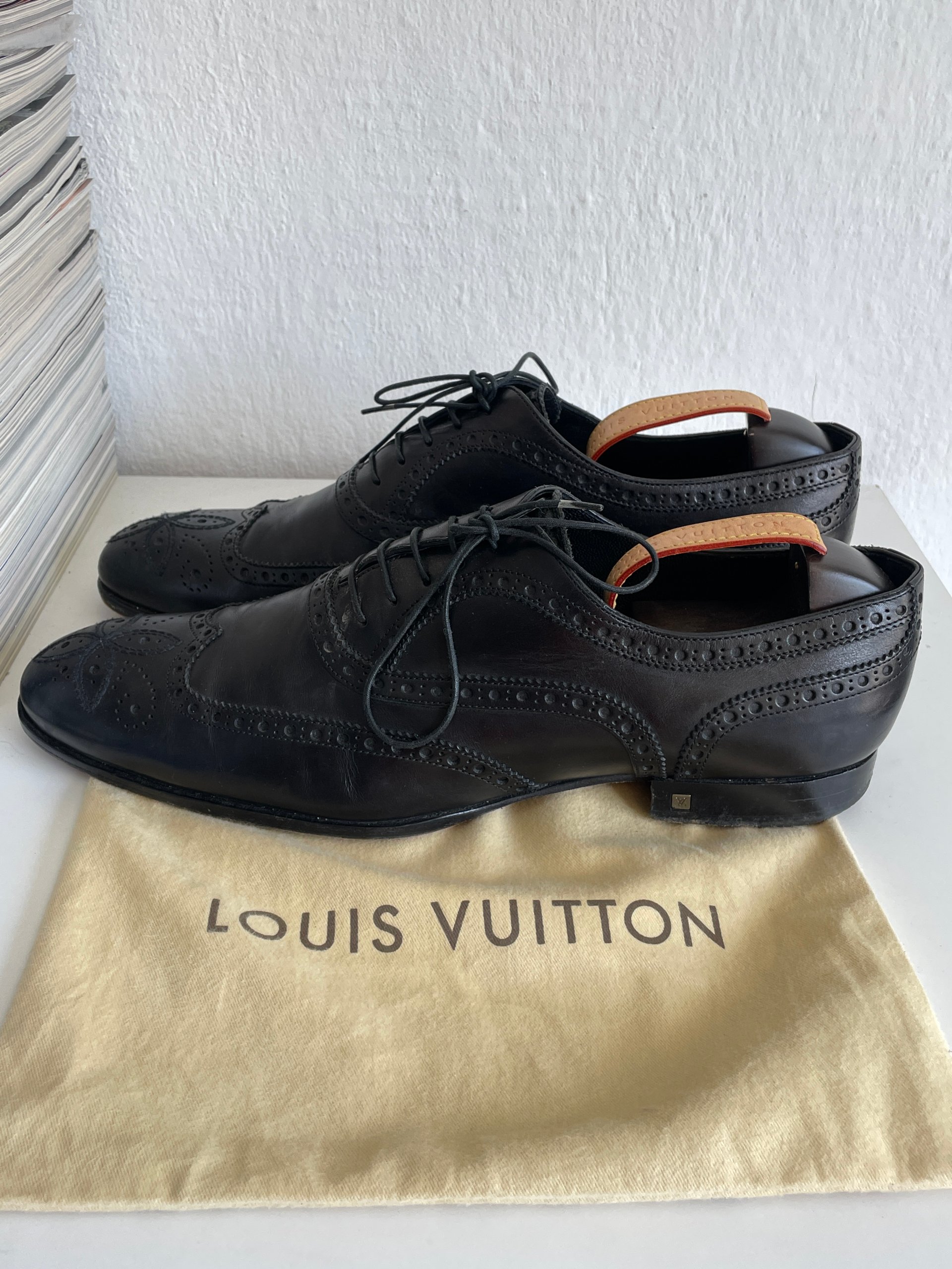 Louis Vuitton ST0099 Full Brogue Oxford Shoes Size 12 image 2