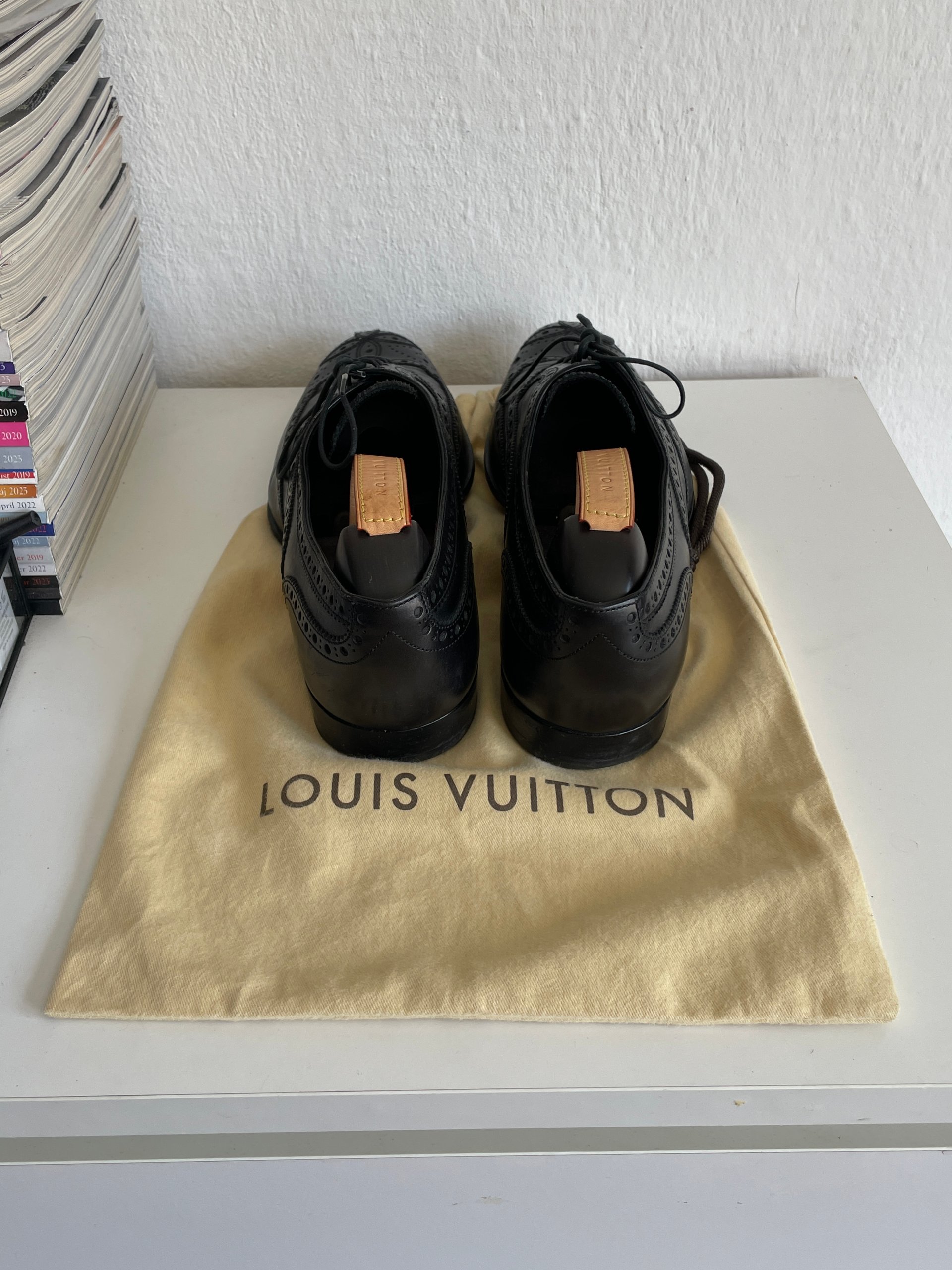 Louis Vuitton ST0099 Full Brogue Oxford Shoes Size 12 image 3