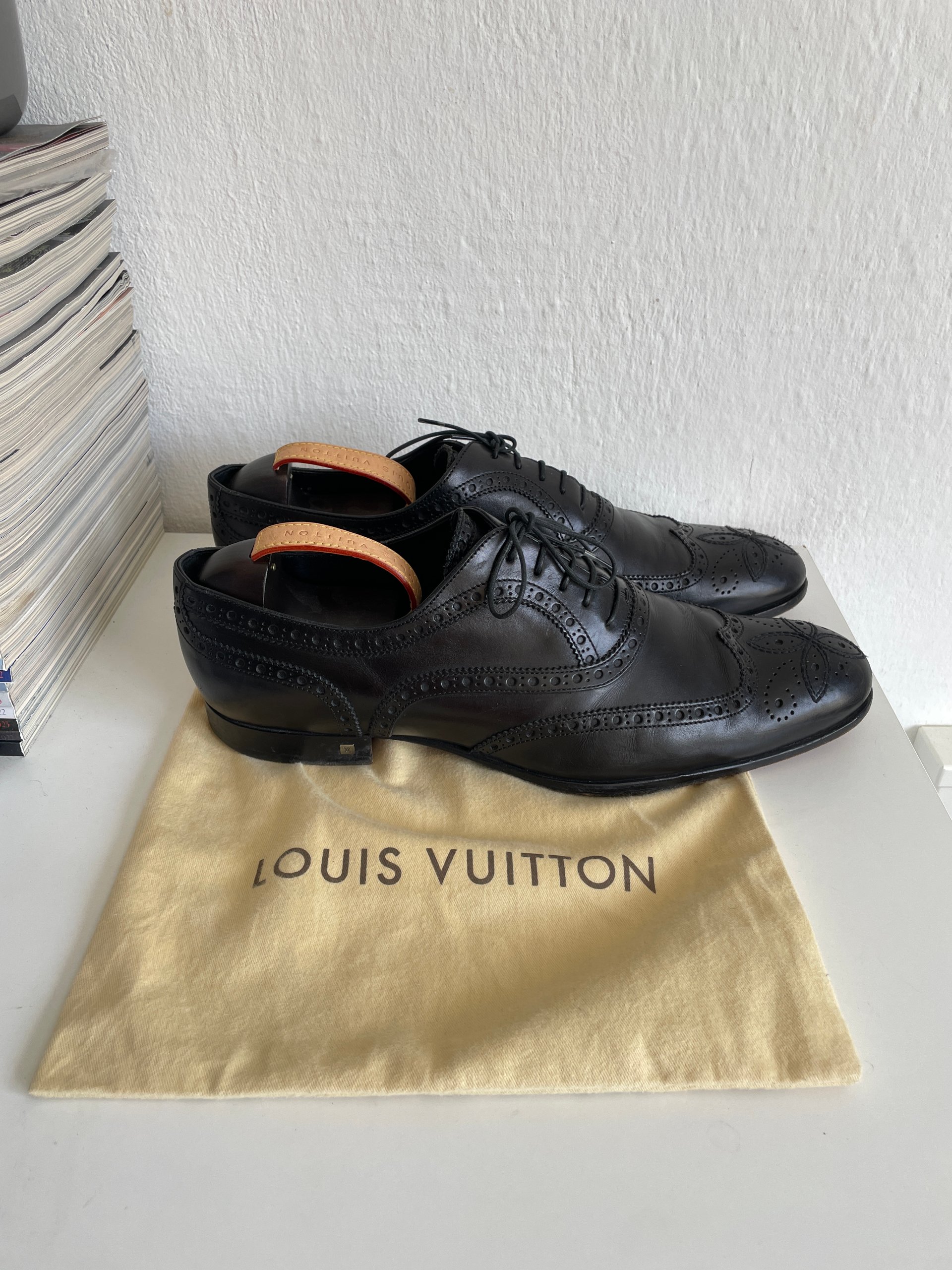 Louis Vuitton ST0099 Full Brogue Oxford Shoes Size 12 image 4