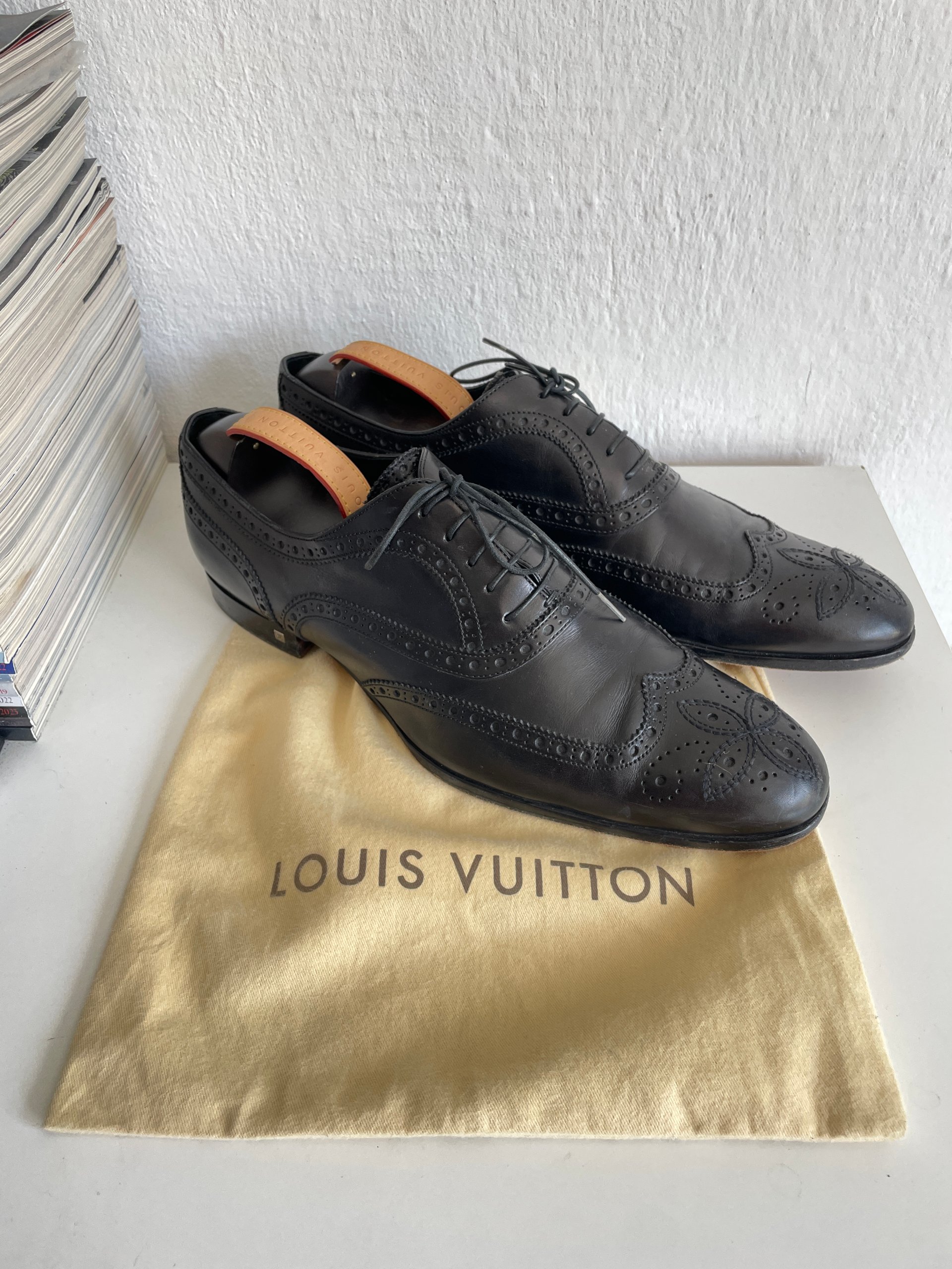Louis Vuitton ST0099 Full Brogue Oxford Shoes Size 12 image 5