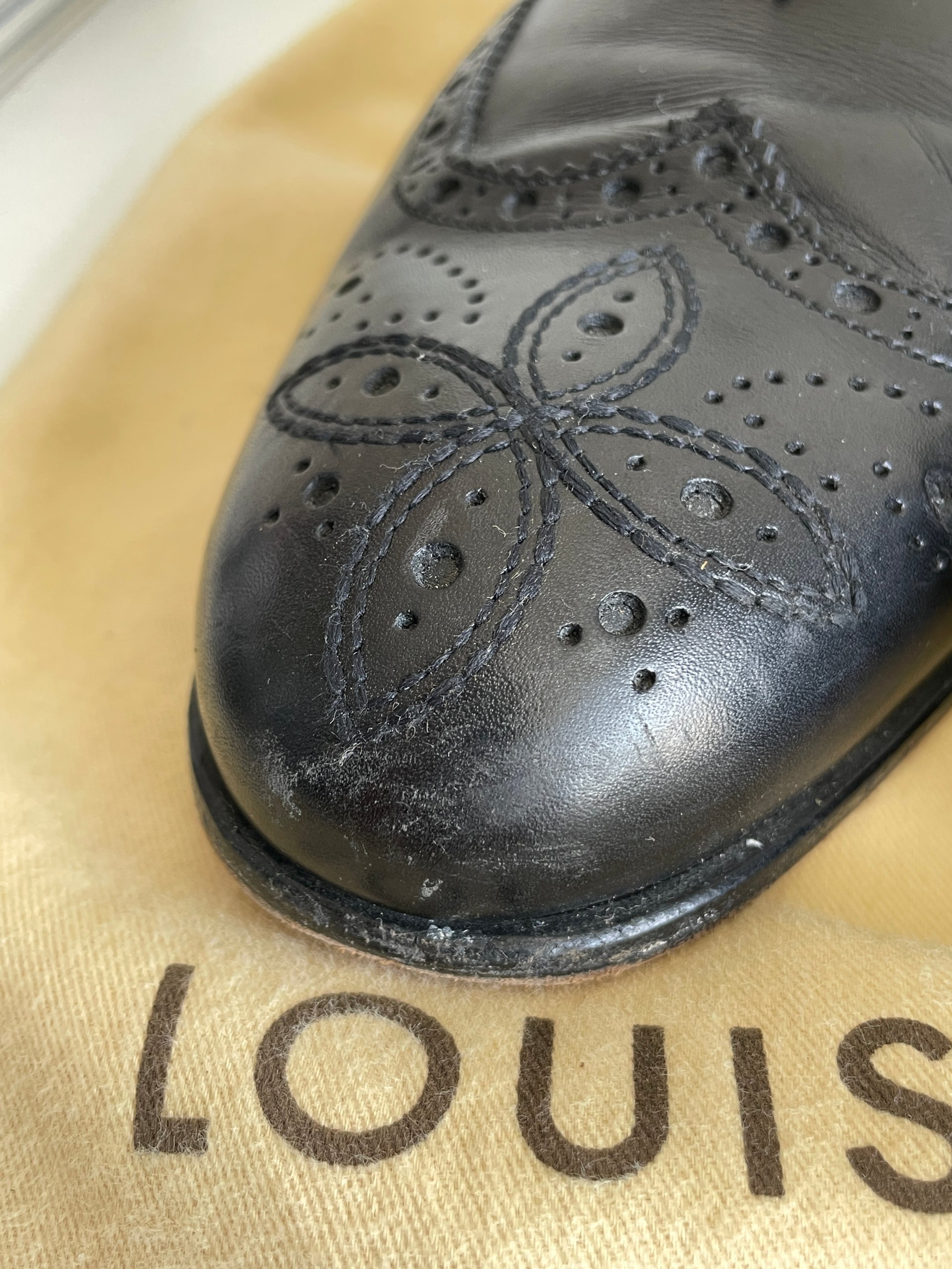 Louis Vuitton ST0099 Full Brogue Oxford Shoes Size 12 image 10