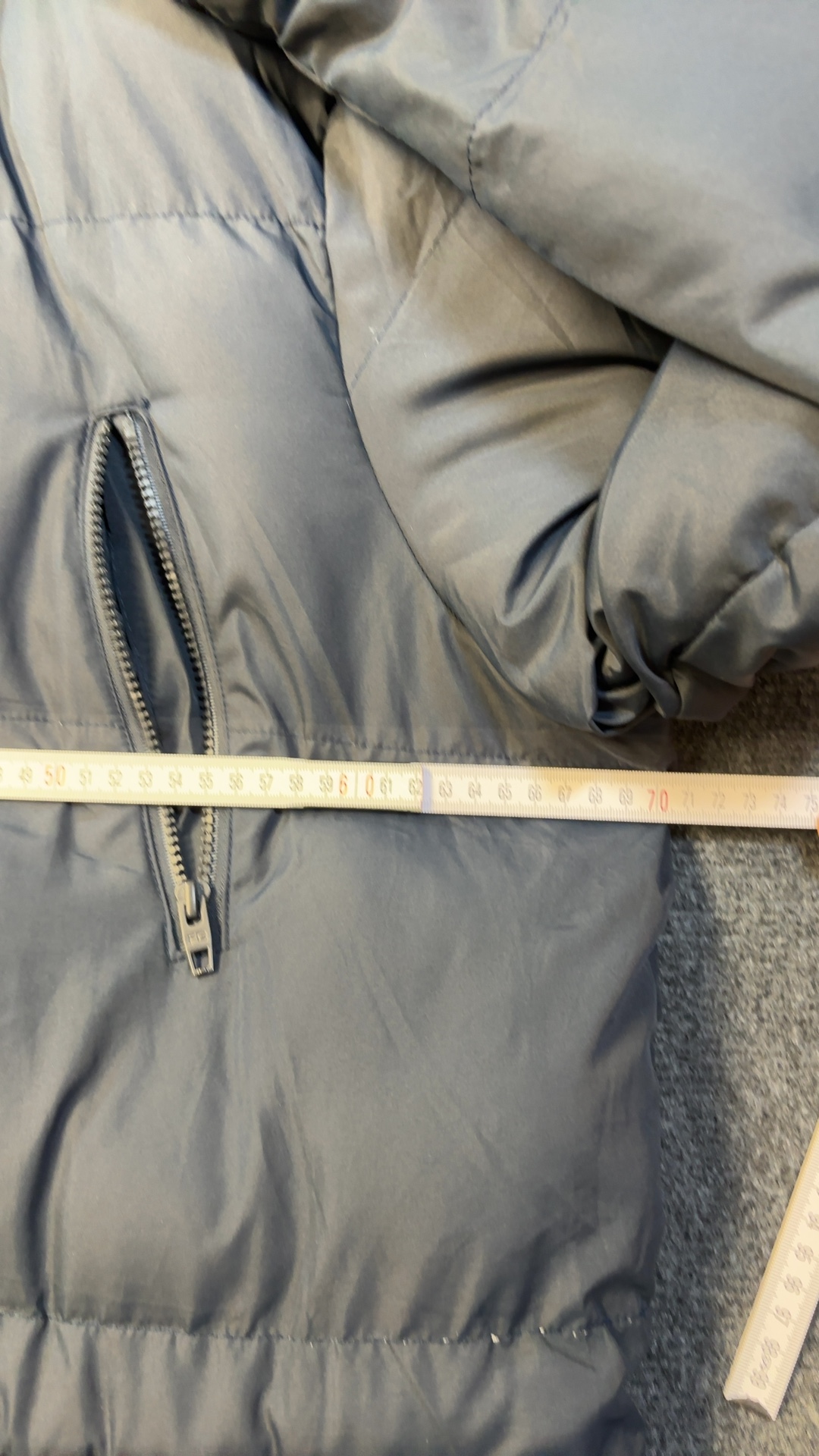 French Connection Navy Puffer Jacket XX Large Polyester Warm Casual excellent condition image 7