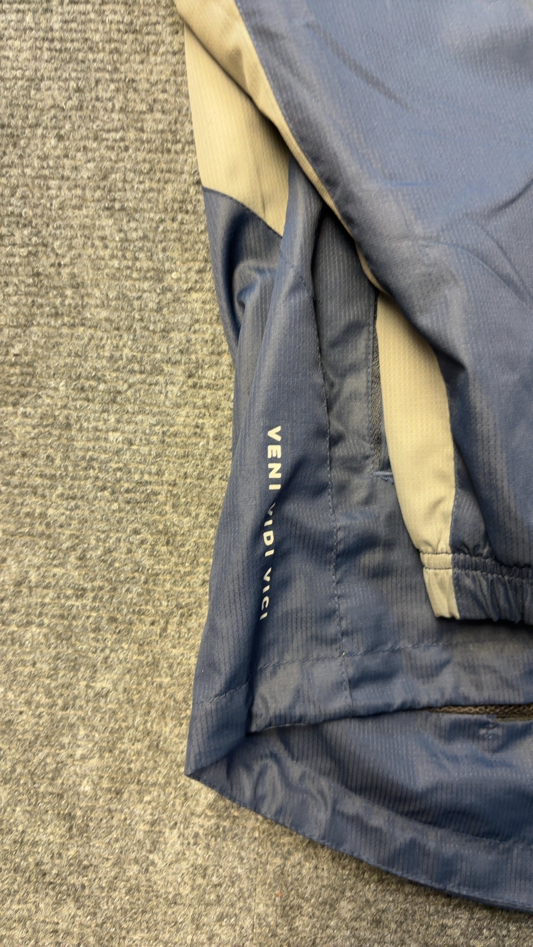 VX3 Navy & Grey Windbreaker Jacket 2XL Veni Vidi Vici excellent condition image 6