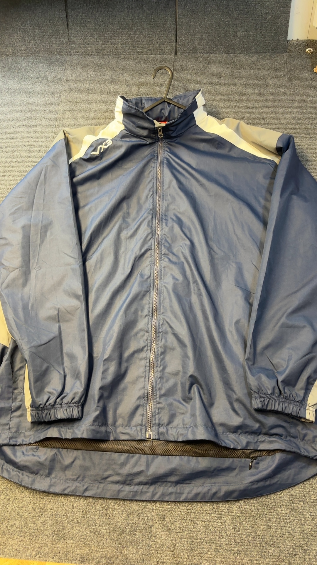 VX3 Navy & Grey Windbreaker Jacket 2XL Veni Vidi Vici excellent condition