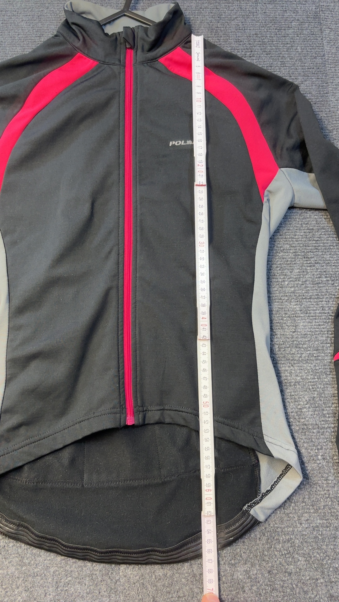 Polaris Black, Grey & Red Technical Cycle Wear Jacket UK 10 very good condition image 6