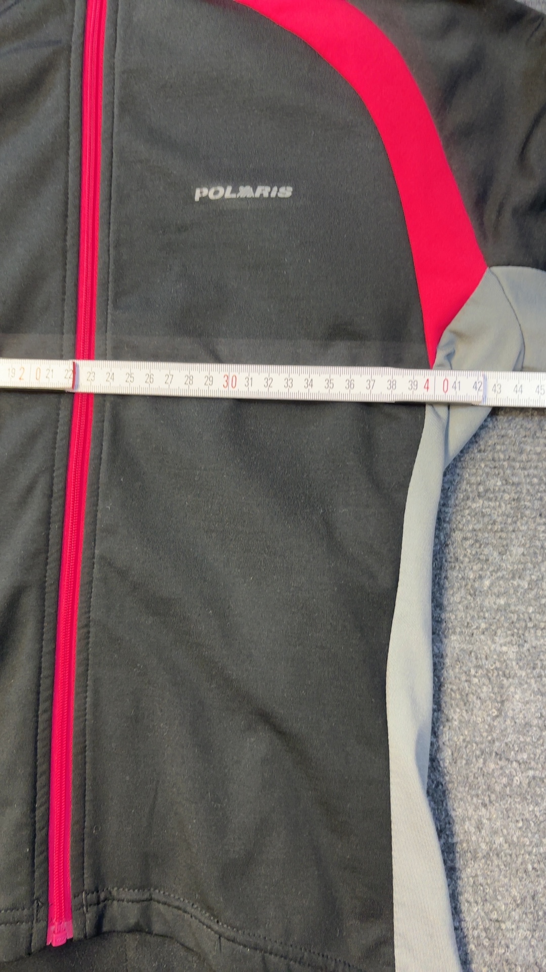 Polaris Black, Grey & Red Technical Cycle Wear Jacket UK 10 very good condition image 7