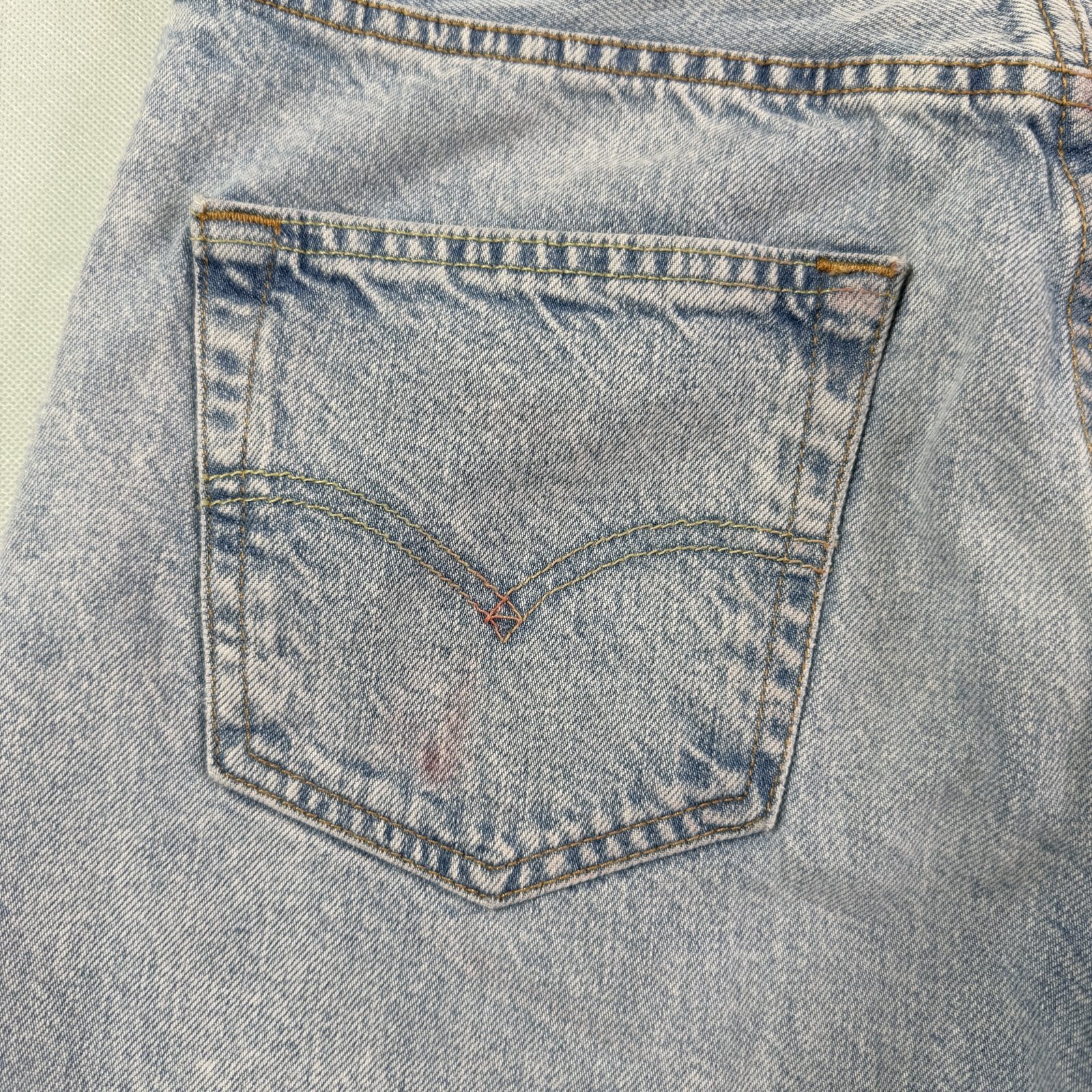 Levi’s 569 Men’s W30 Light Blue Denim Shorts Jorts Button Fly image 3