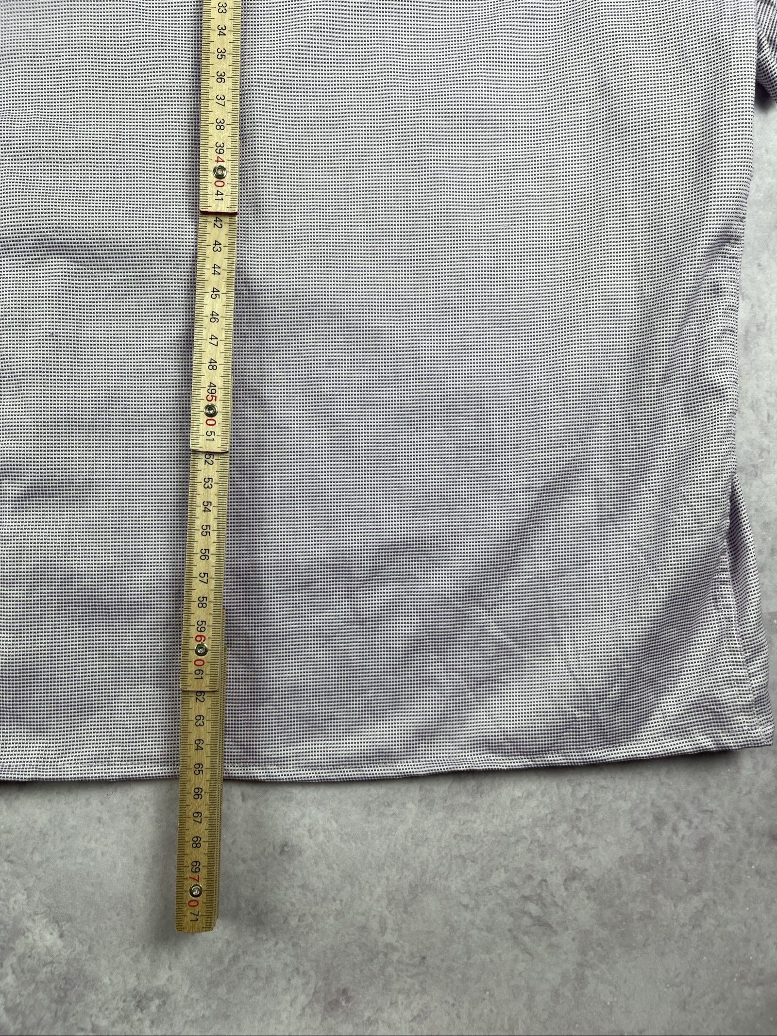Hechter Men's Light Purple Patterned Non Iron Shirt Large image 8