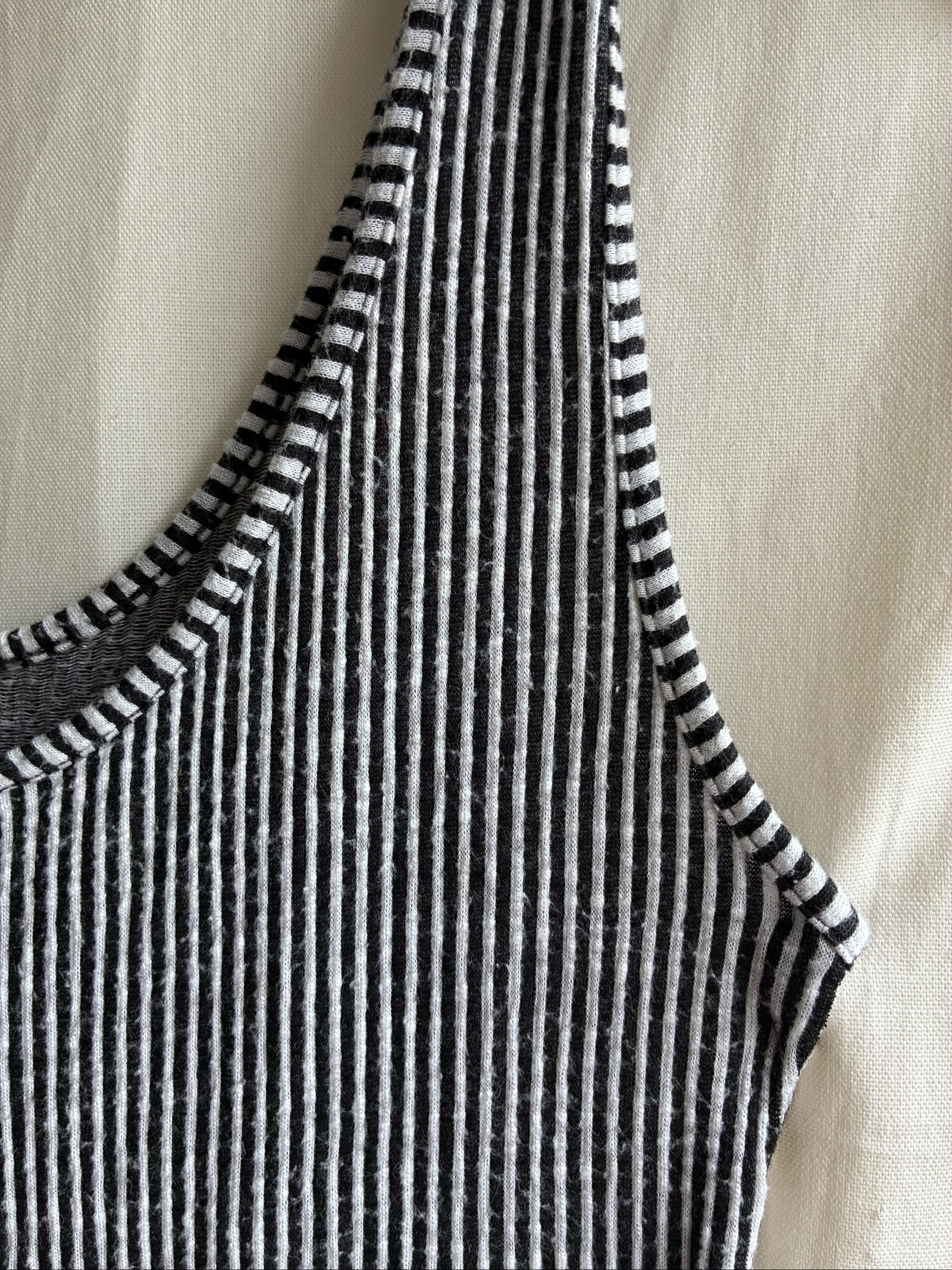 Caution to the Wind Striped Jumper Black White Size S image 4