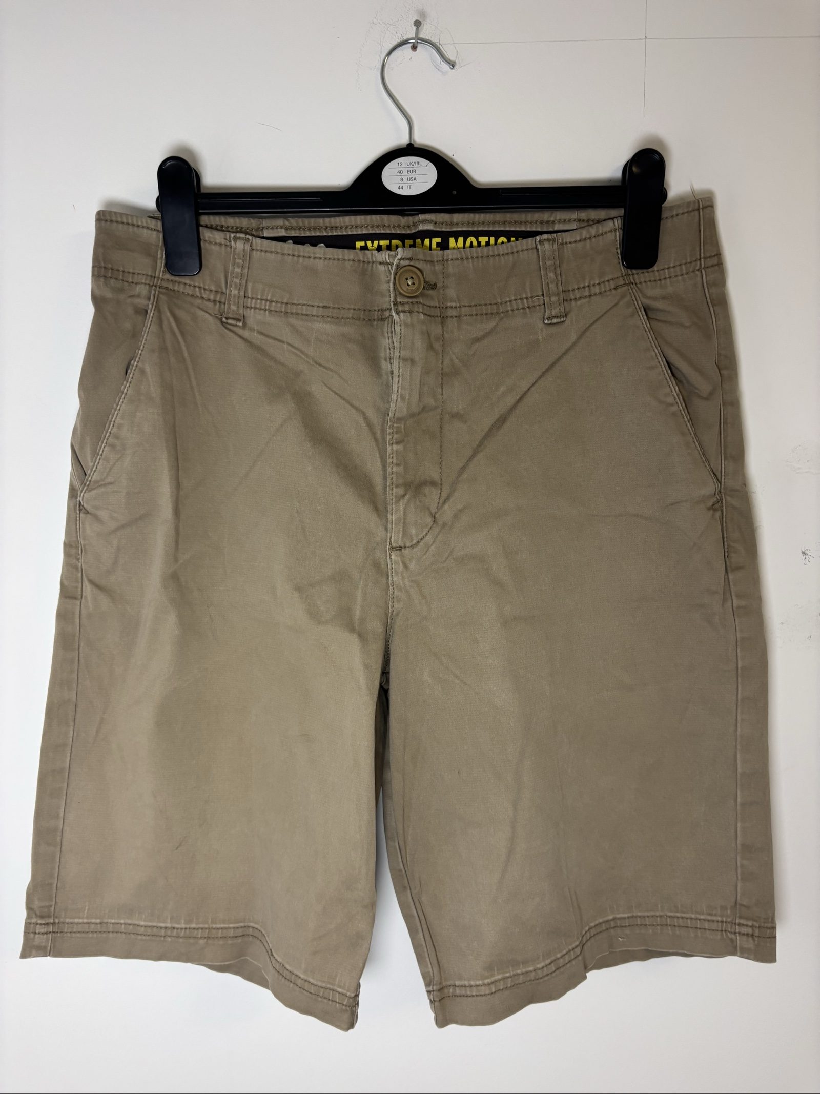 Lee Mens Beige Extreme Motion Twill Shorts 32