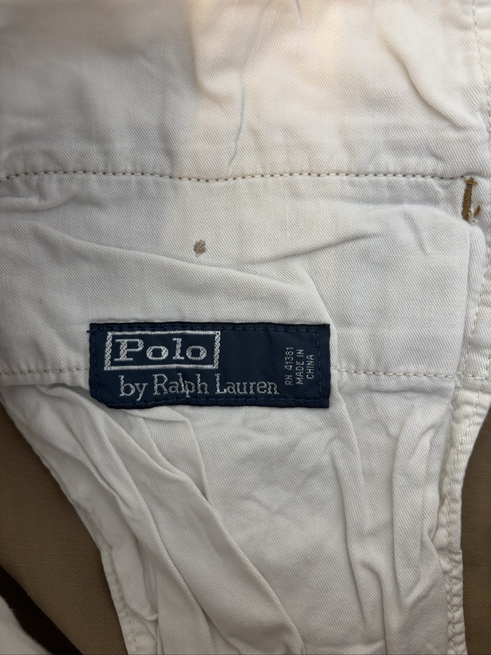 Polo by Ralph Lauren Men's Khaki Cotton Shorts 44T image 3