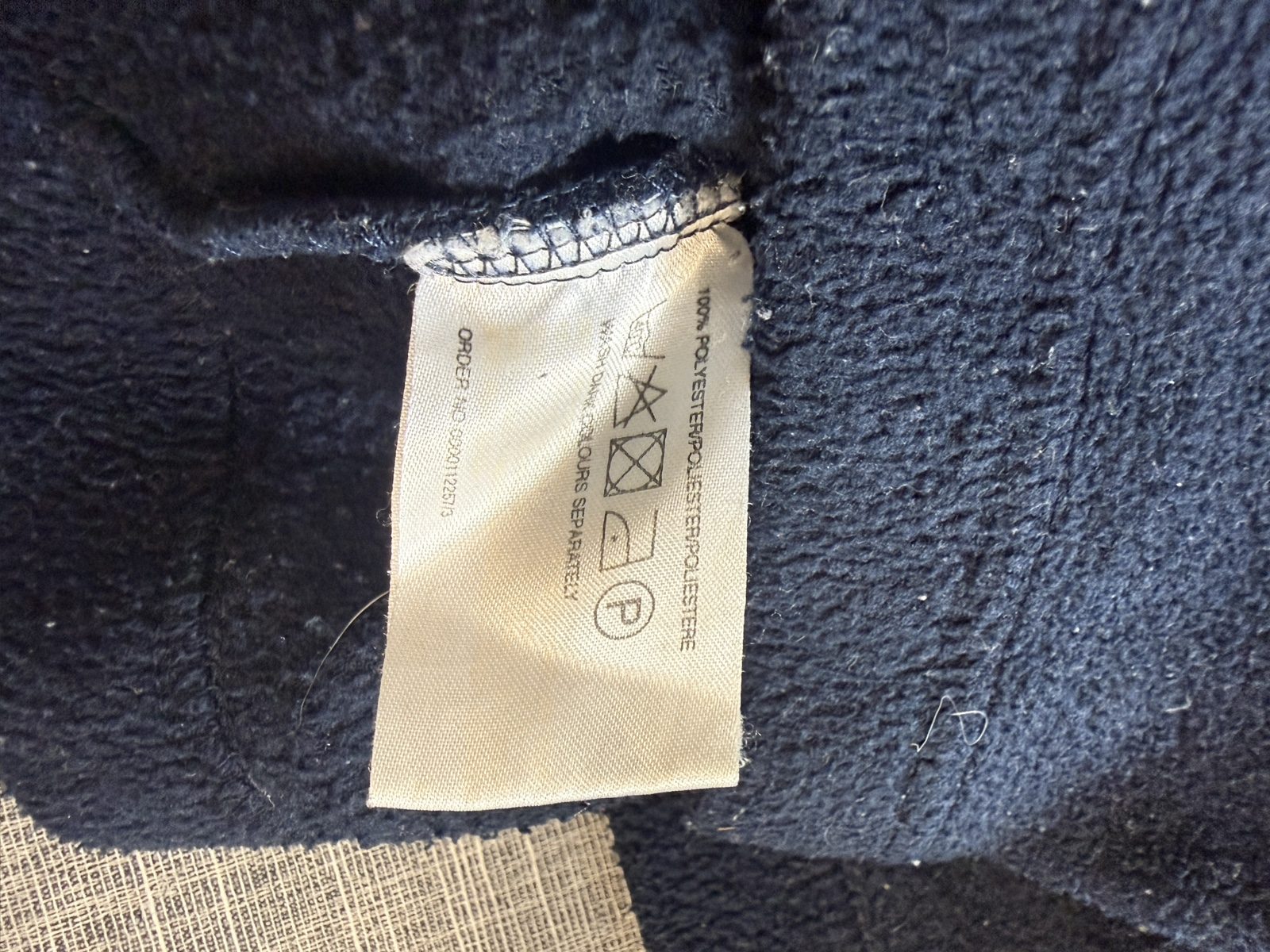 Eisenegger Men’s Navy Fleece Sweatshirt Size 3 XL Half Zip Sportkleidung image 6