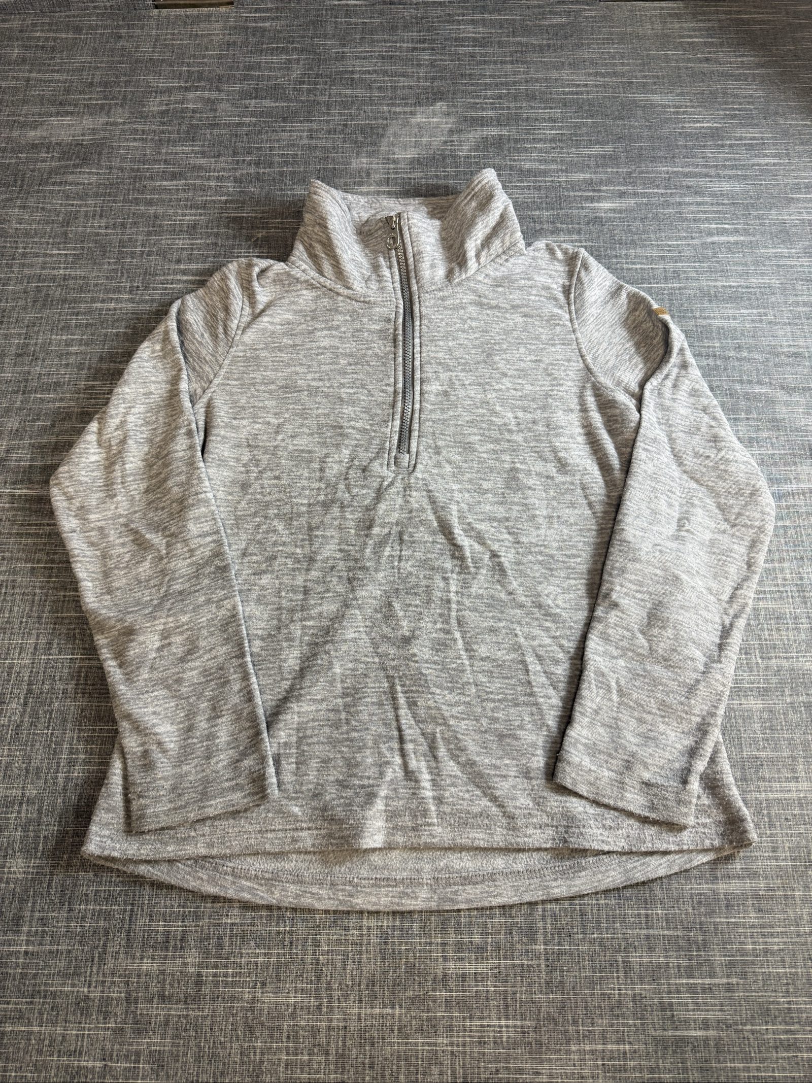 Regatta Women’s Grey Half Zip Fleece Pullover UK 10 Soft Warm