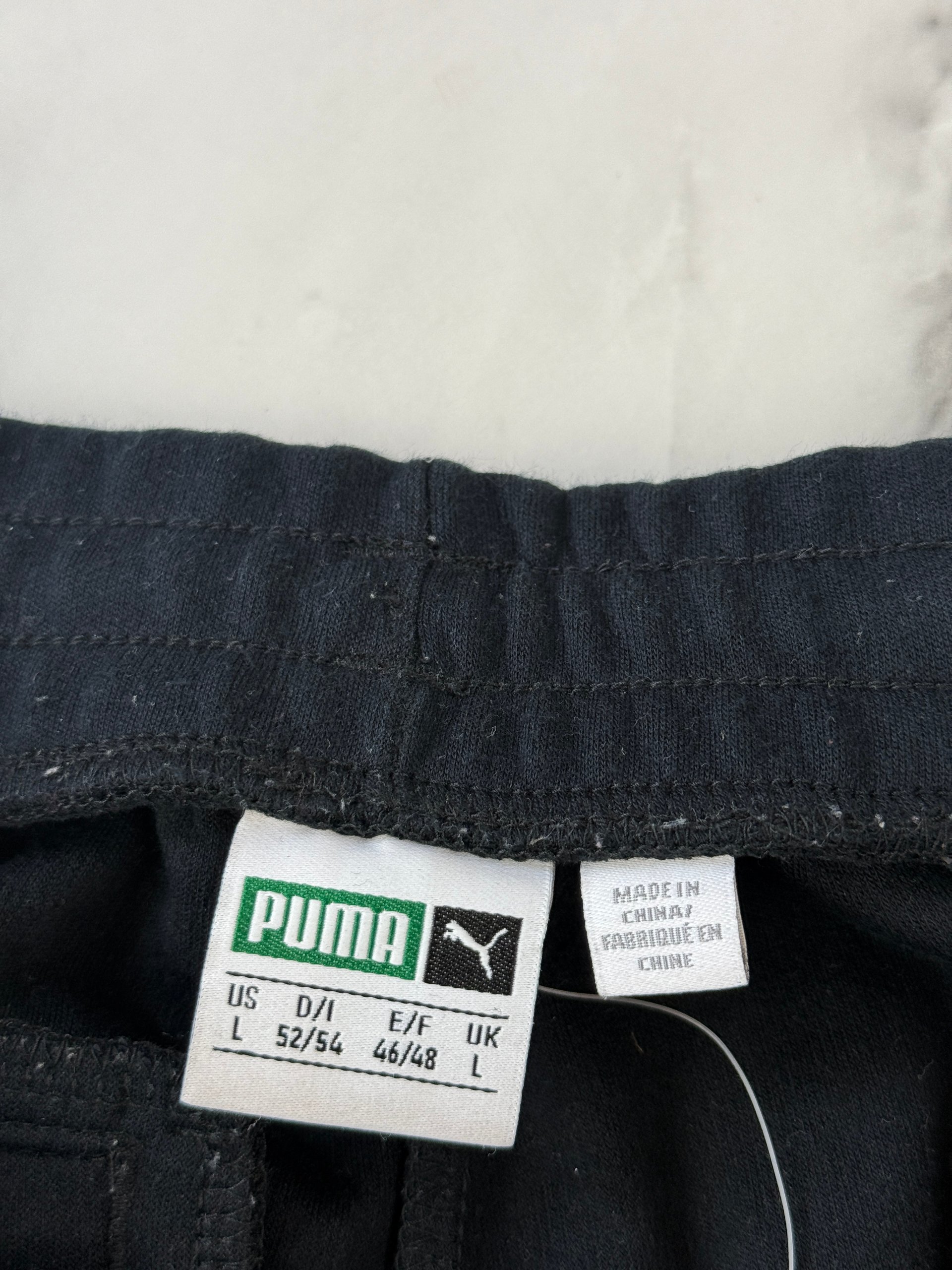 Puma Black Men's Large Joggers Loungewear Sweatpants Casual image 4