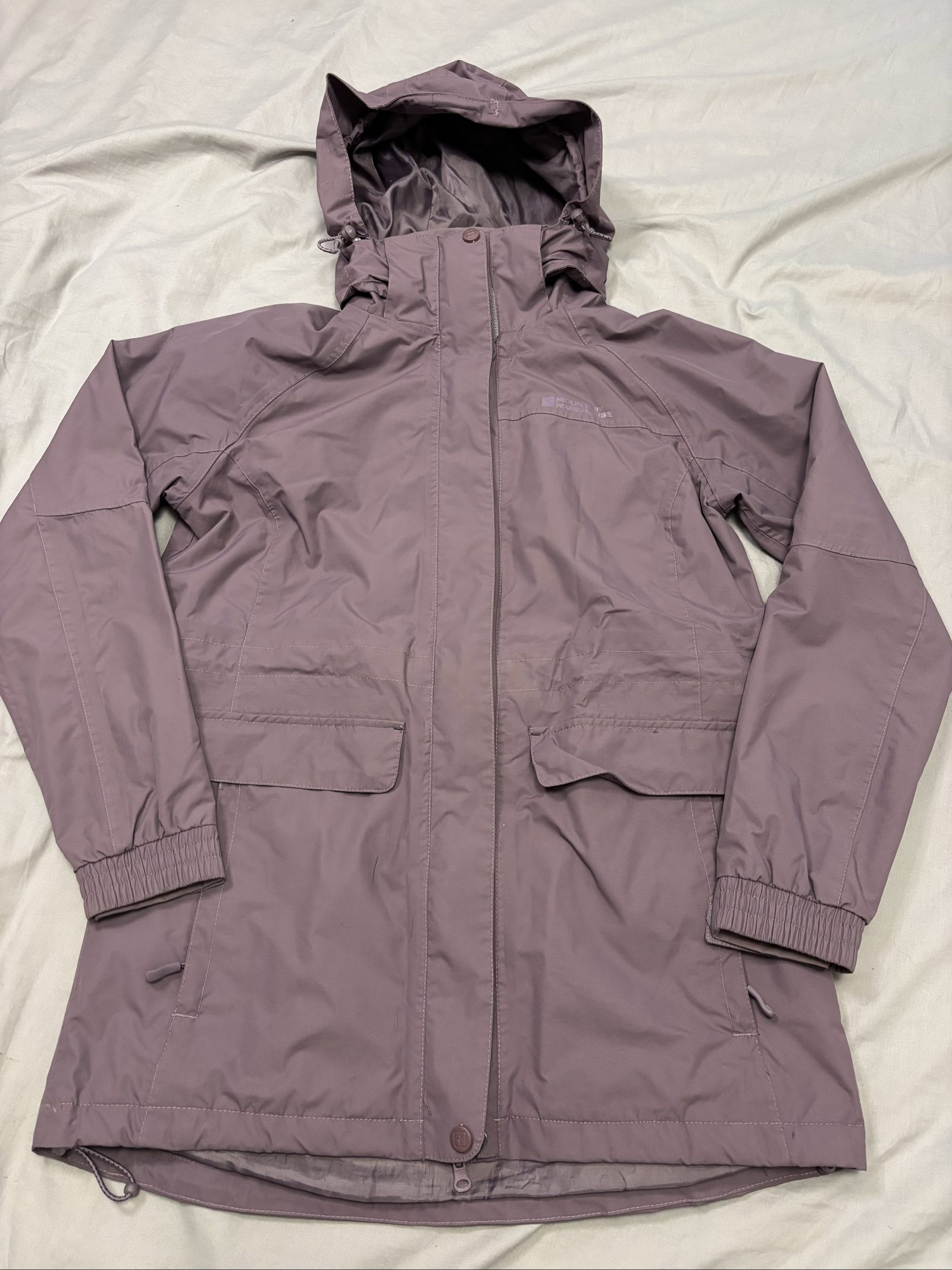 Mountain Warehouse Women's Purple Waterproof Coat Large Isotex 10,000