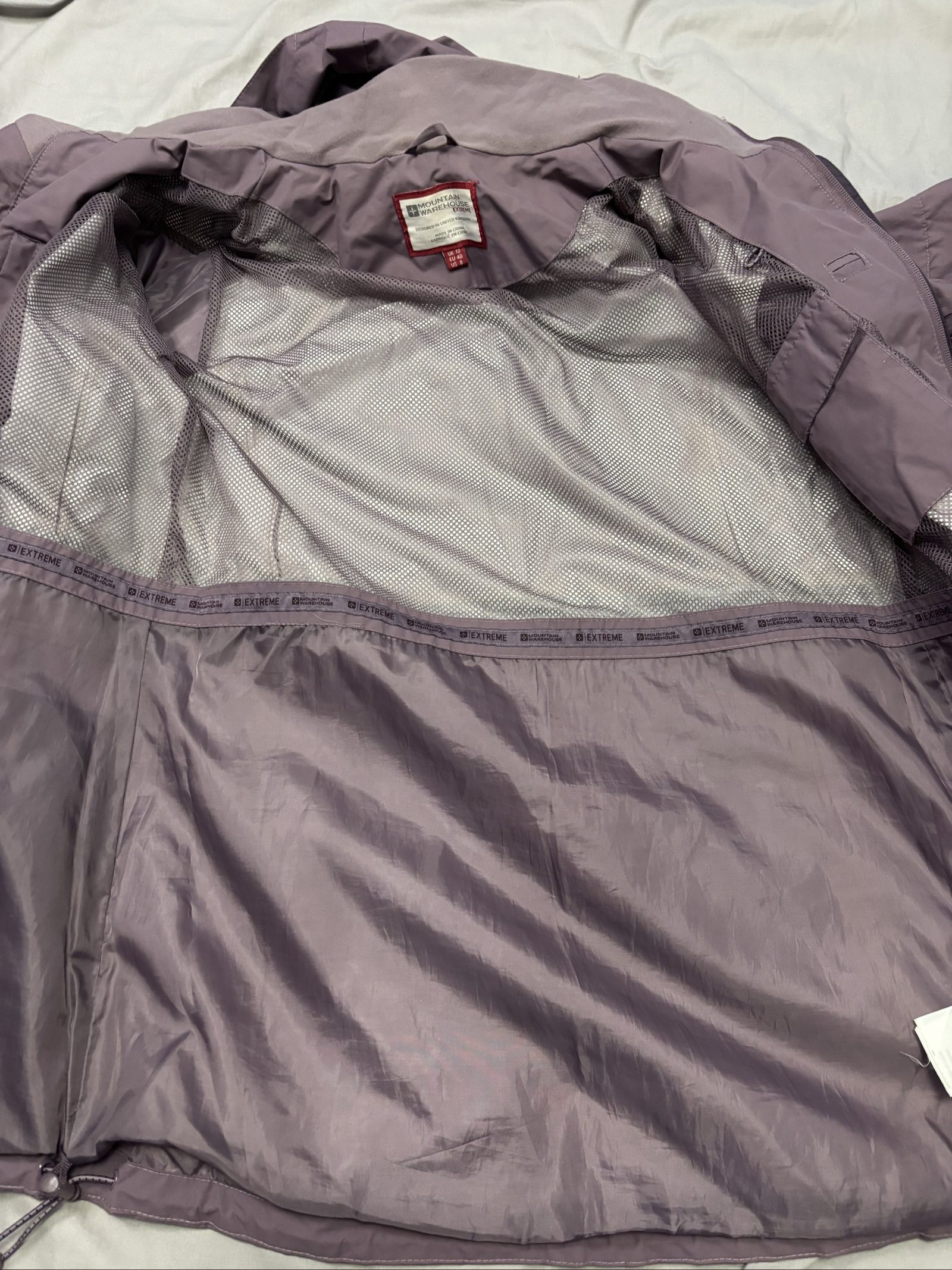 Mountain Warehouse Women's Purple Waterproof Coat Large Isotex 10,000 image 5