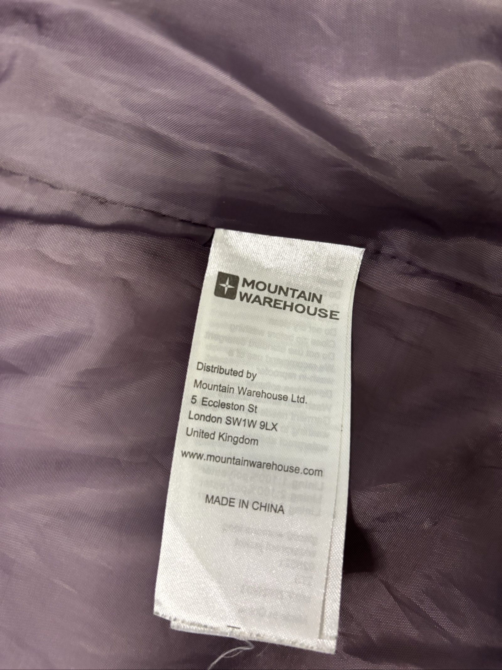 Mountain Warehouse Women's Purple Waterproof Coat Large Isotex 10,000 image 7