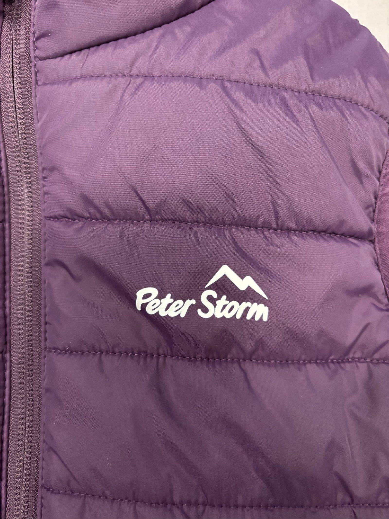 Peter Storm Purple Padded Hooded Gilet Kids 7-8 image 2