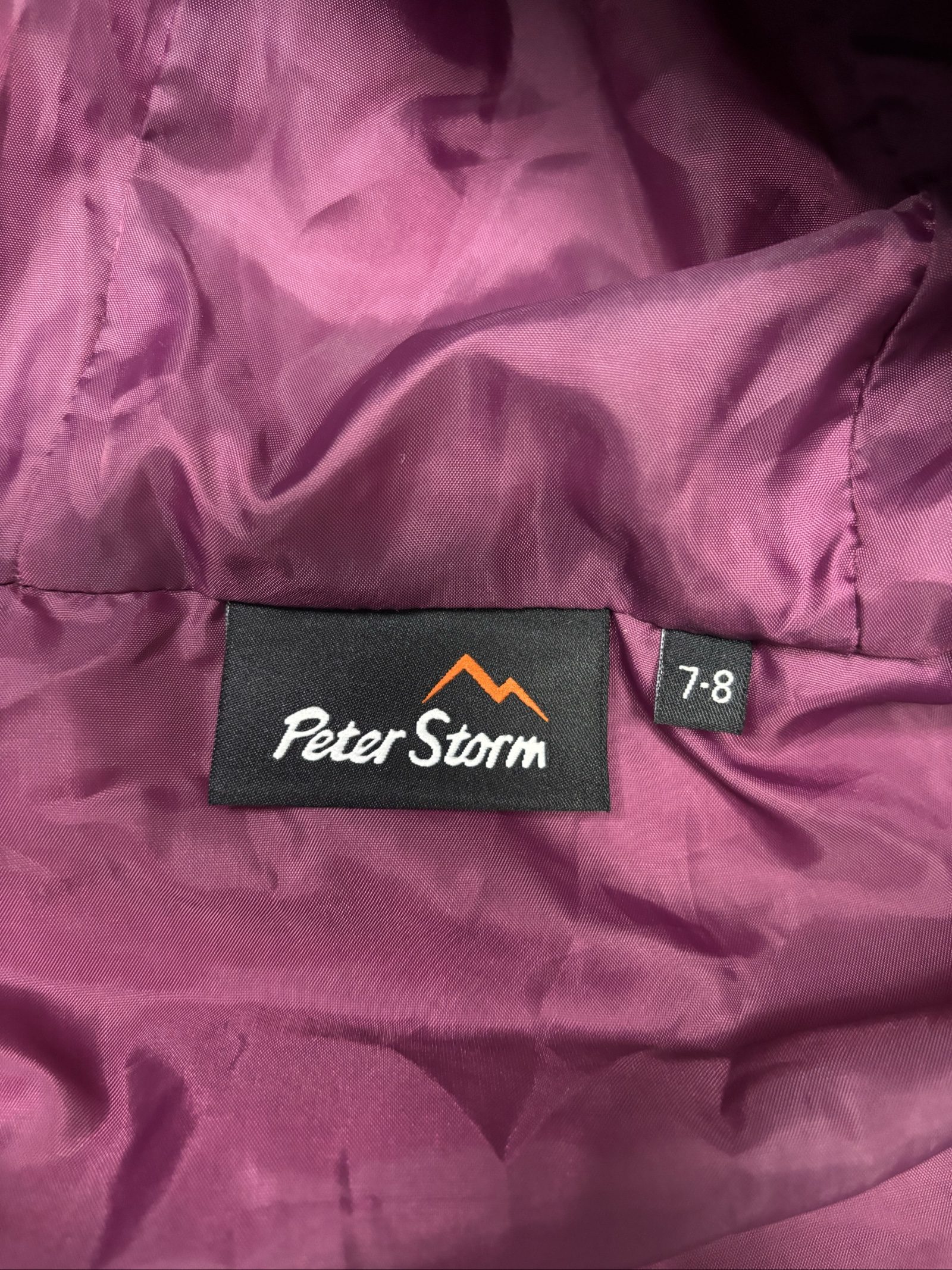 Peter Storm Purple Padded Hooded Gilet Kids 7-8 image 5