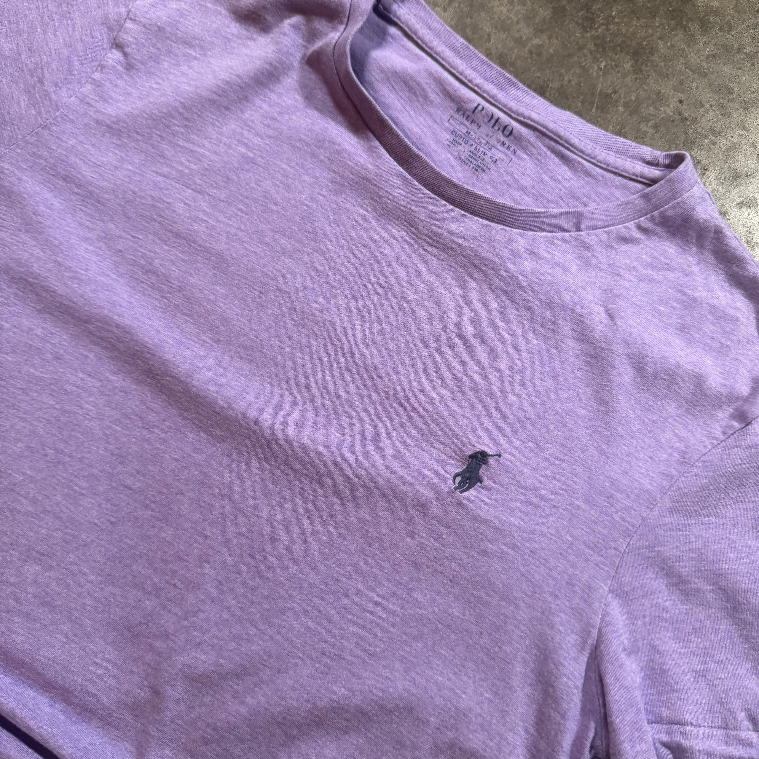 Polo Ralph Lauren Purple Cotton Slim Fit T-Shirt Medium image 5