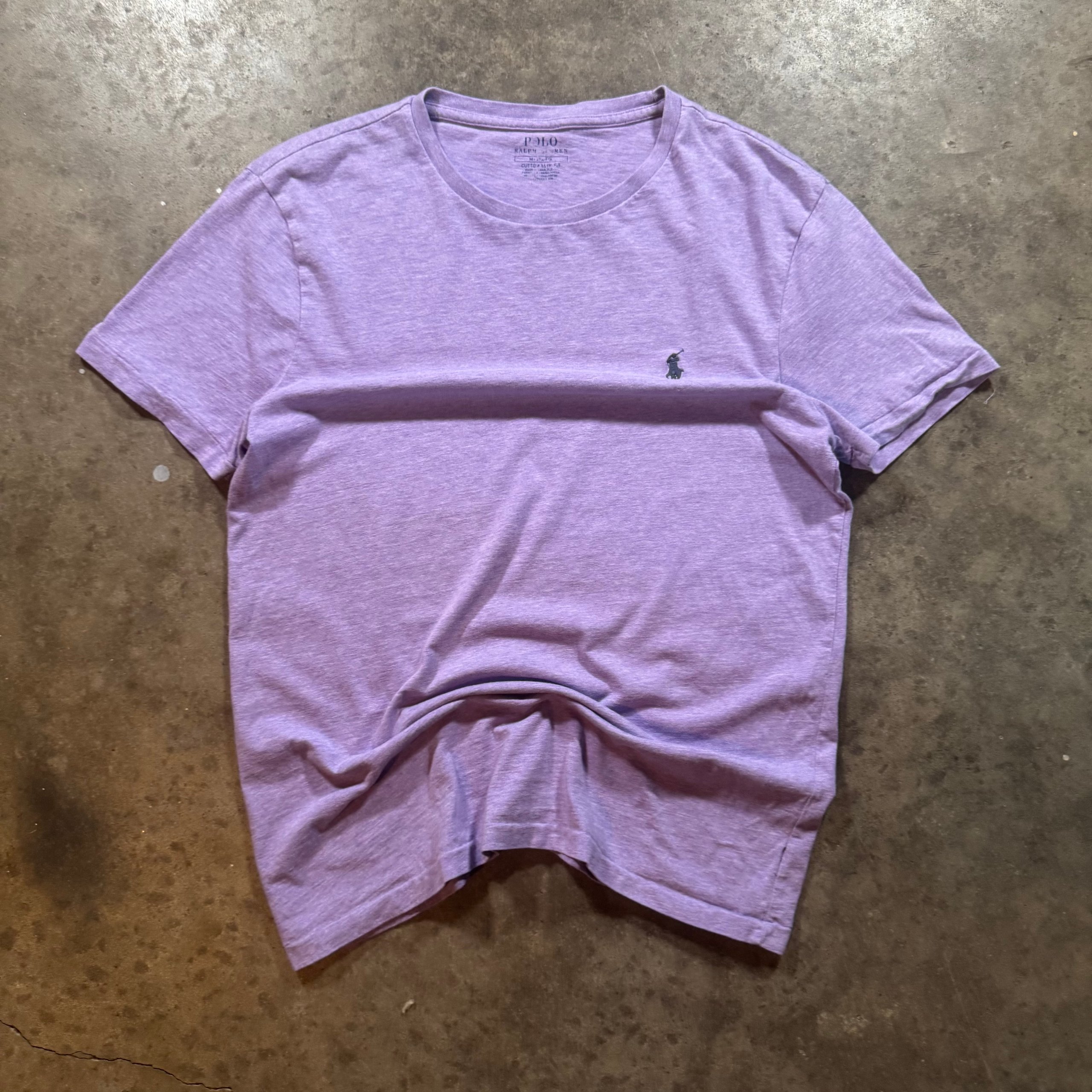 Polo Ralph Lauren Purple Cotton Slim Fit T-Shirt Medium image 7