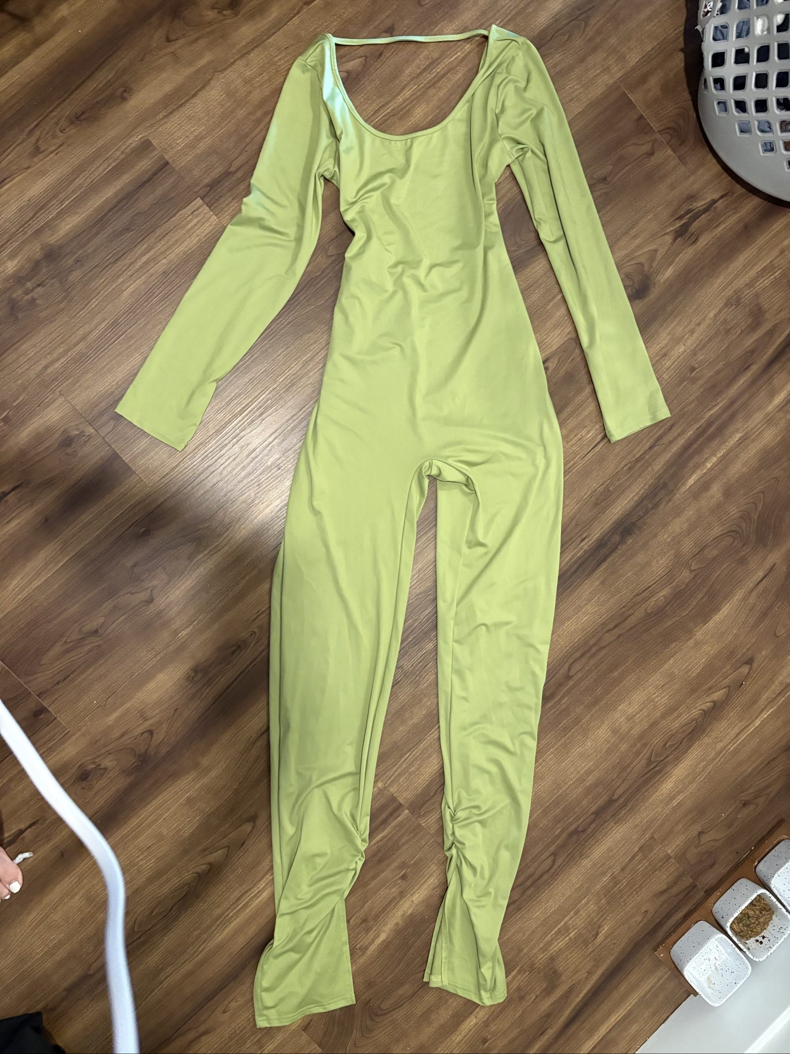 Unbranded Green Women’s Long Sleeve Jumpsuit One Size image 2
