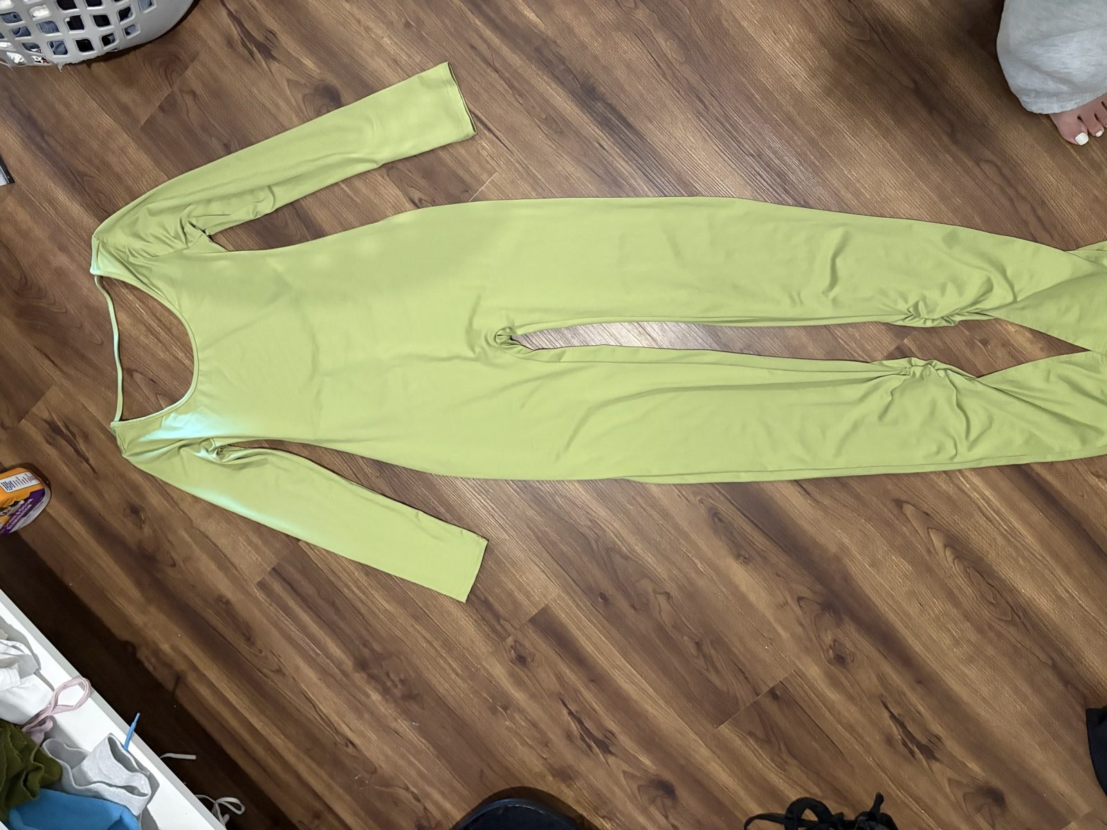 Unbranded Green Women’s Long Sleeve Jumpsuit One Size image 4