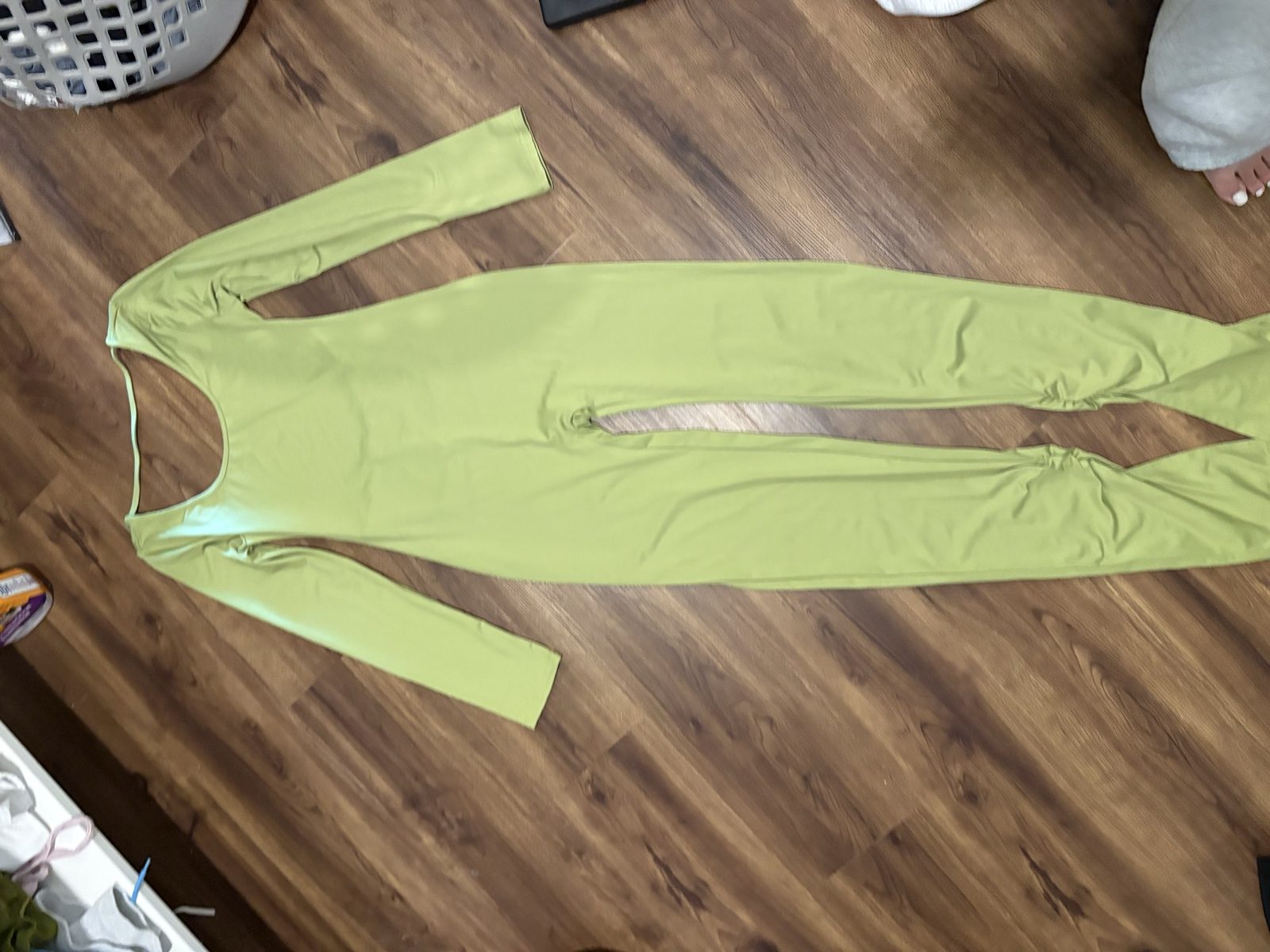Unbranded Green Women’s Long Sleeve Jumpsuit One Size image 6