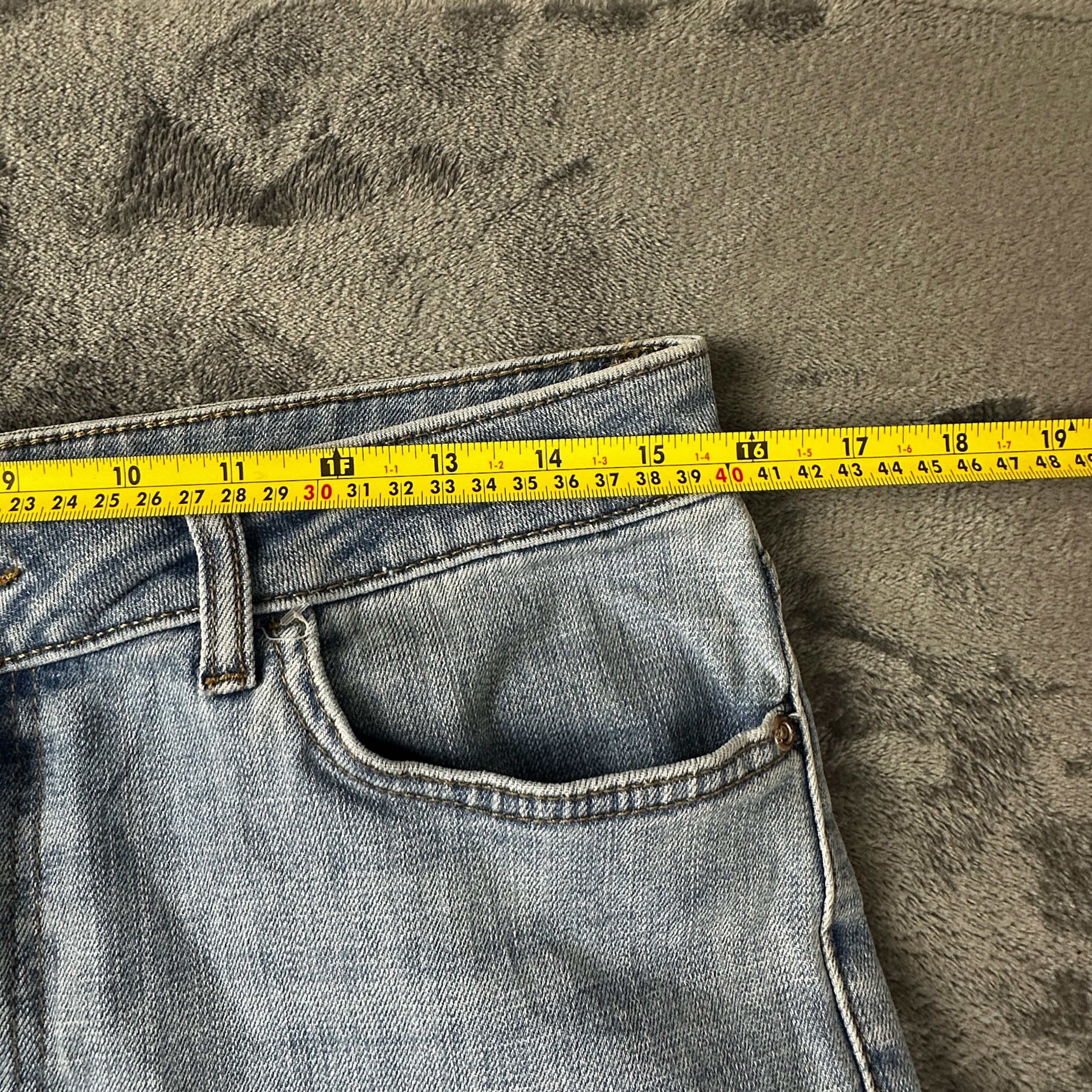 Lee Light Wash Slim Fit Skinny Leg Mid Rise Jeans - W32 L27 image 6