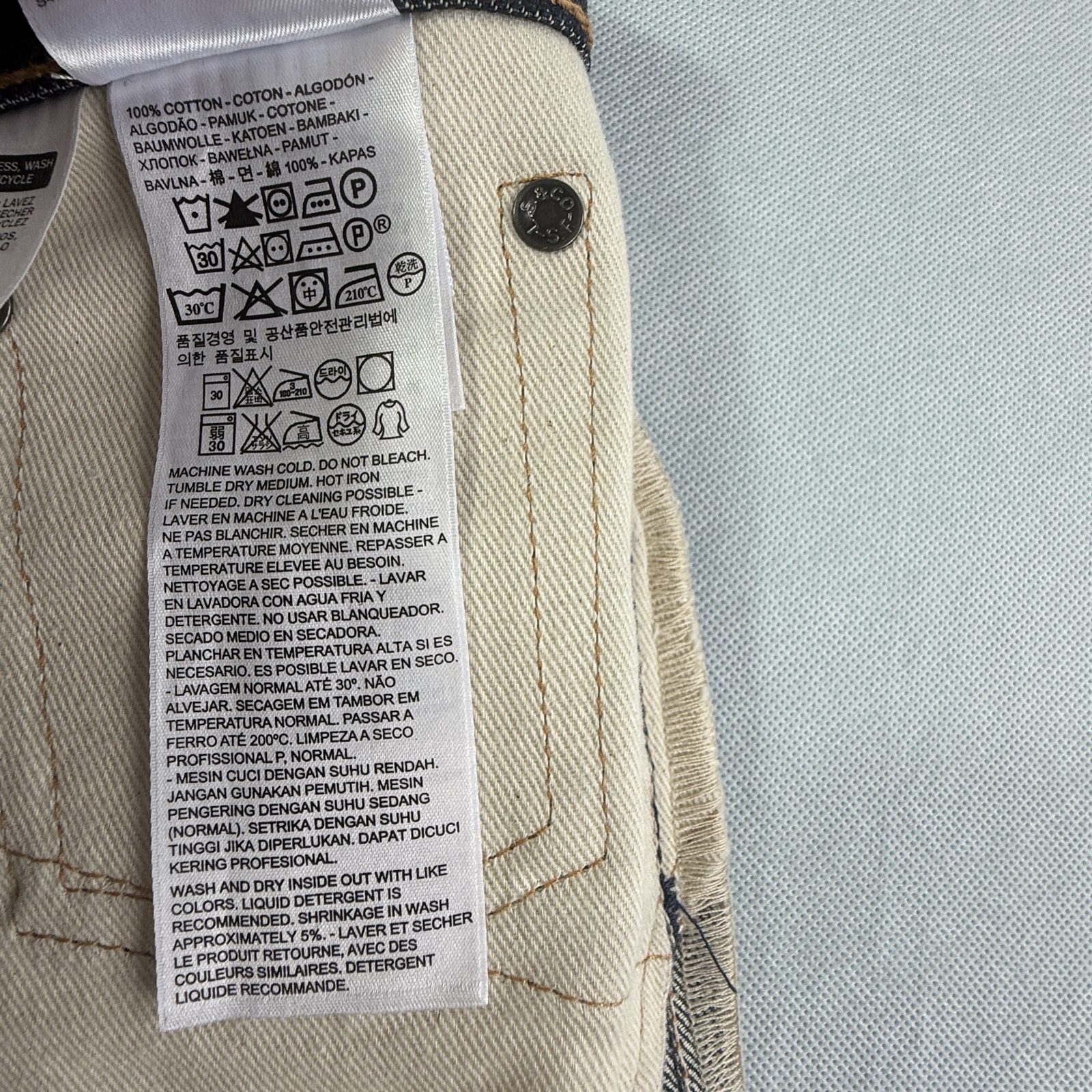 Levi’s 511 Eternal Day men’s jeans in dark indigo, new without tags. image 7