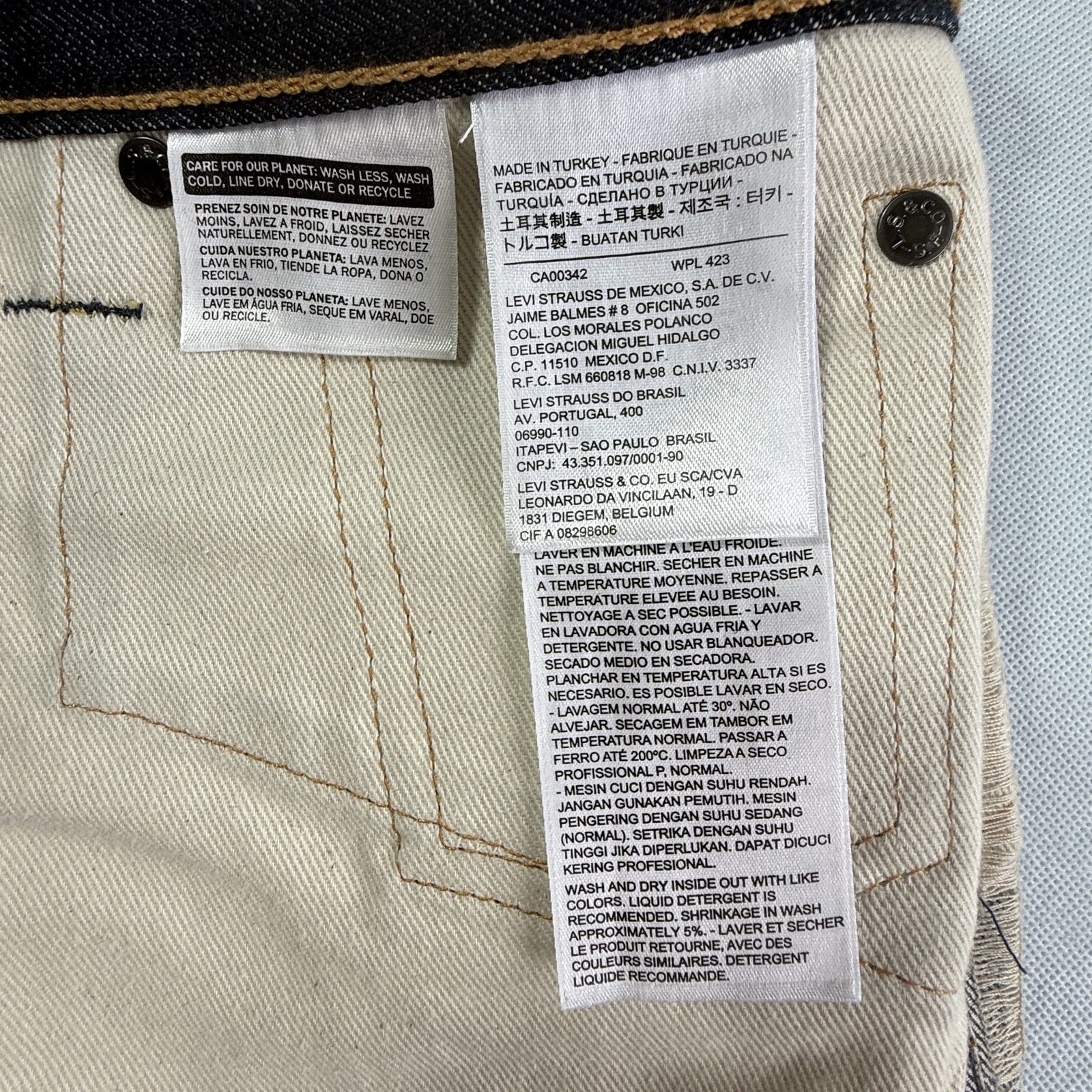 Levi’s 511 Eternal Day men’s jeans in dark indigo, new without tags. image 8