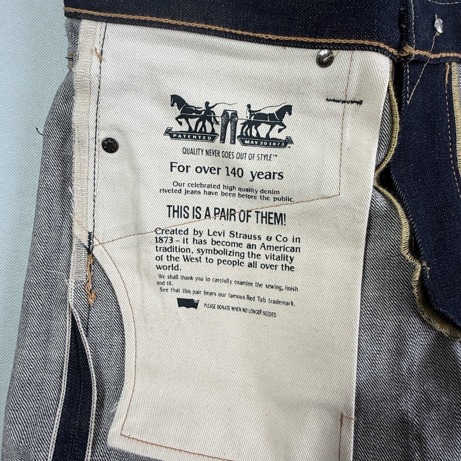 Levi’s 511 Eternal Day men’s jeans in dark indigo, new without tags. image 9