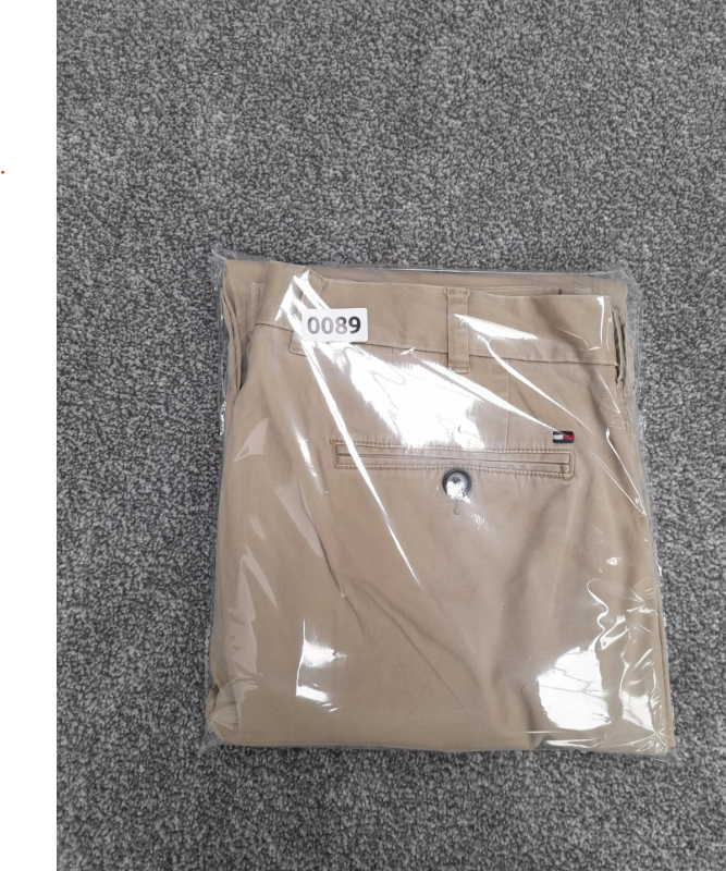 Tommy Hilfiger Mens Beige Classic Fit Chinos 36" image 3