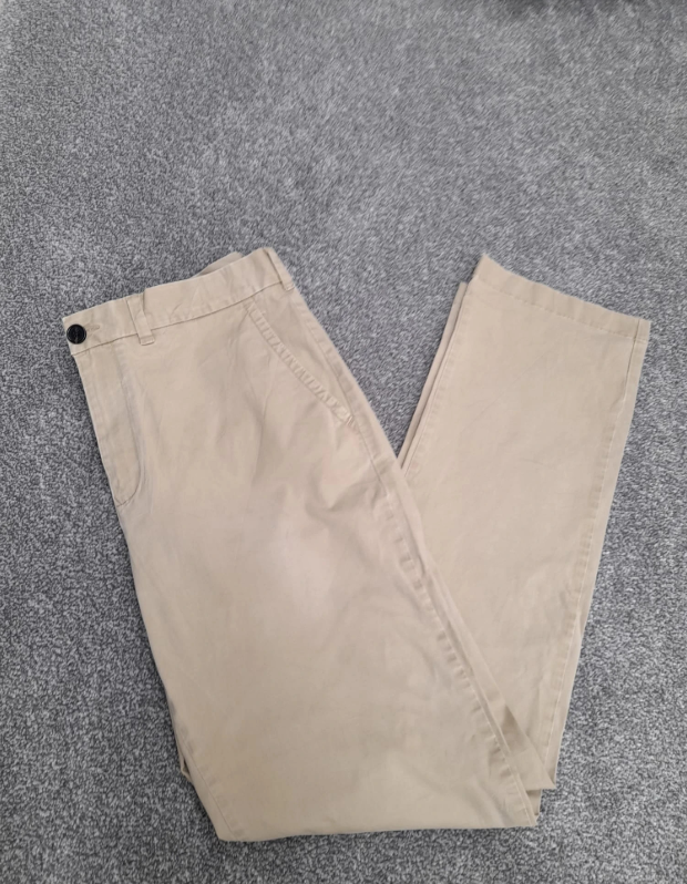 Tommy Hilfiger Mens Beige Classic Fit Chinos 36" image 4