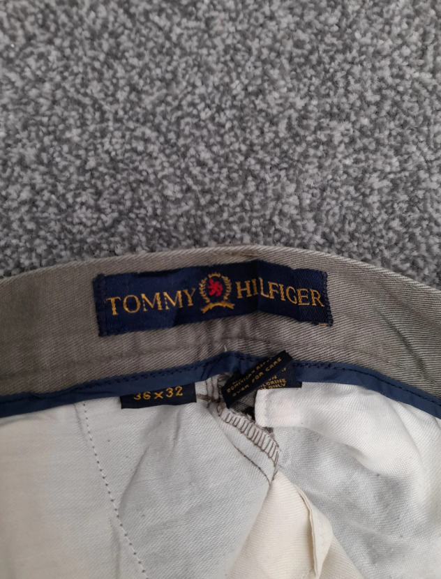 Tommy Hilfiger Mens Beige Chino Trousers 36" image 3