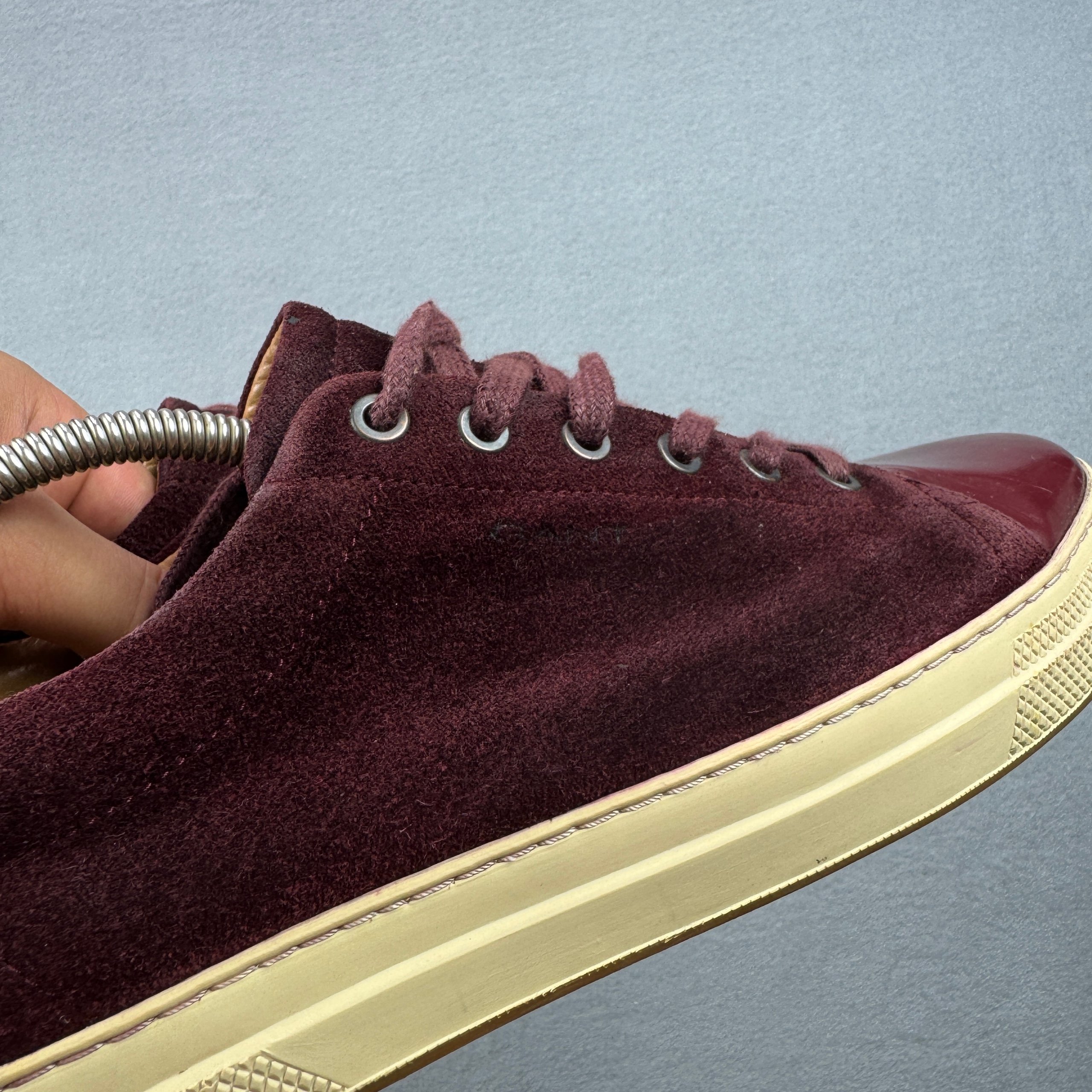Gant Burgundy Suede & Leather Sneakers Size 44 / 28cm image 4