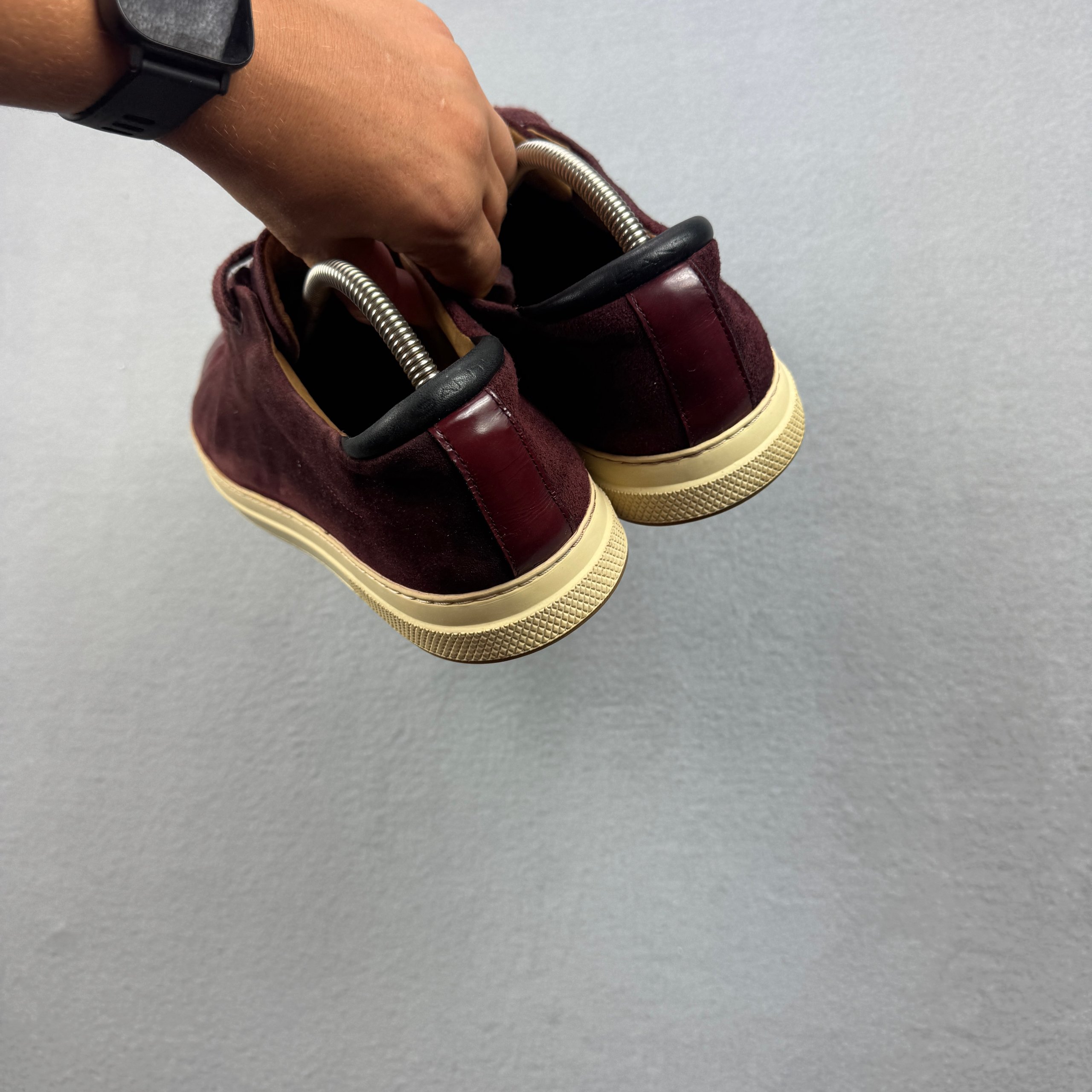 Gant Burgundy Suede & Leather Sneakers Size 44 / 28cm image 6