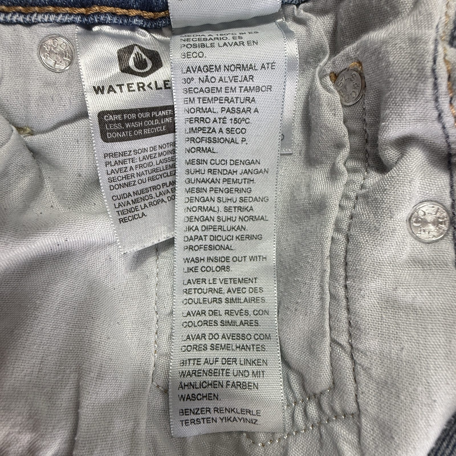 Levi’s Ribcage Straight Ankle Women’s Jeans W28 L27 Blue High Rise Stretch image 4