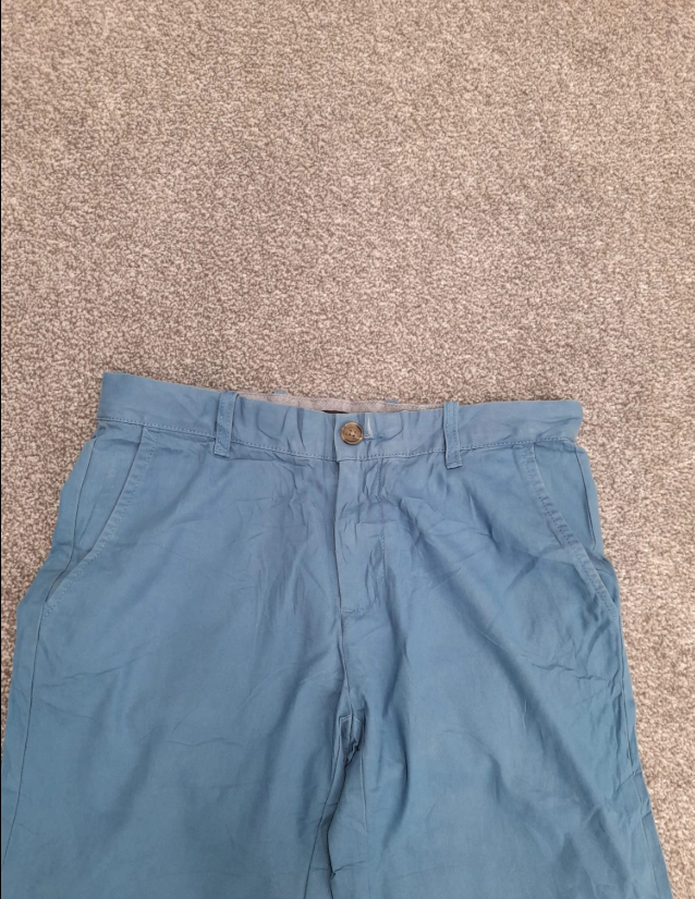 Tommy Hilfiger Custom Fit Stretch Chino Pants,Blue,30" image 5