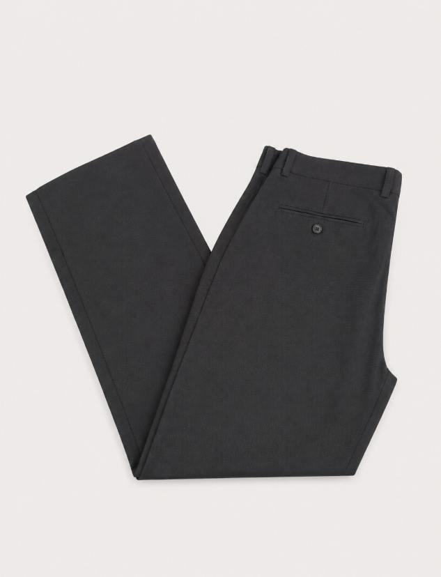 Tommy Hilfiger Mens Charcoal Check Trousers 36"