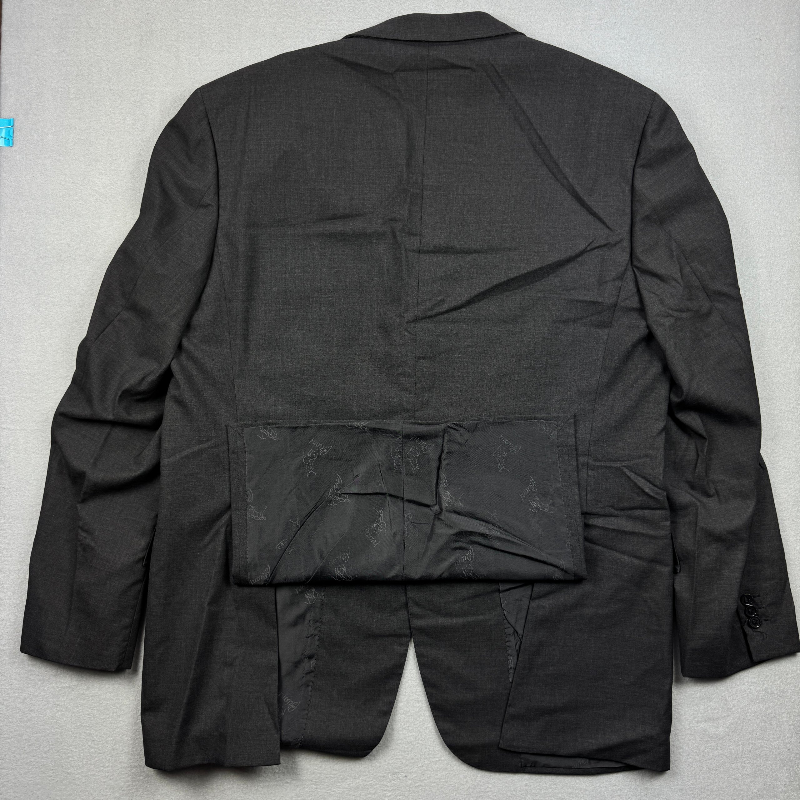 Brioni Nomentano Grey Mens Wool Suit Jacket Size 55R / XL-XXL image 2