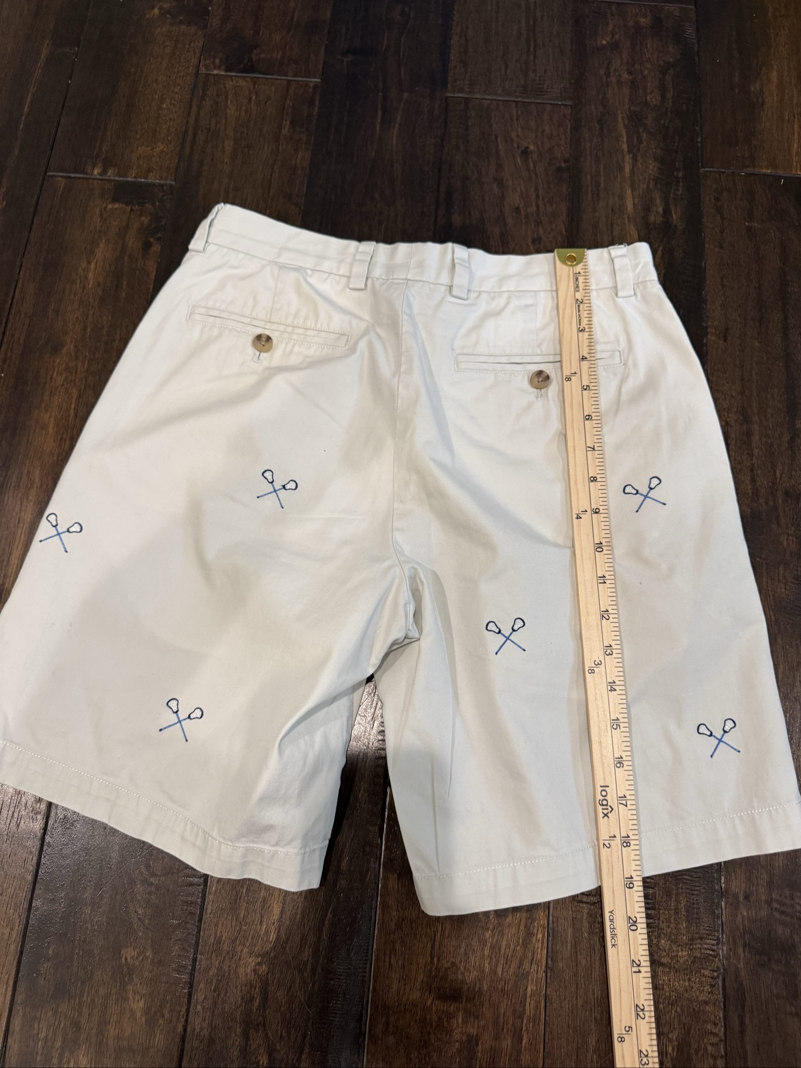Vineyard Vines White Cotton Embroidered Shorts 30 image 5